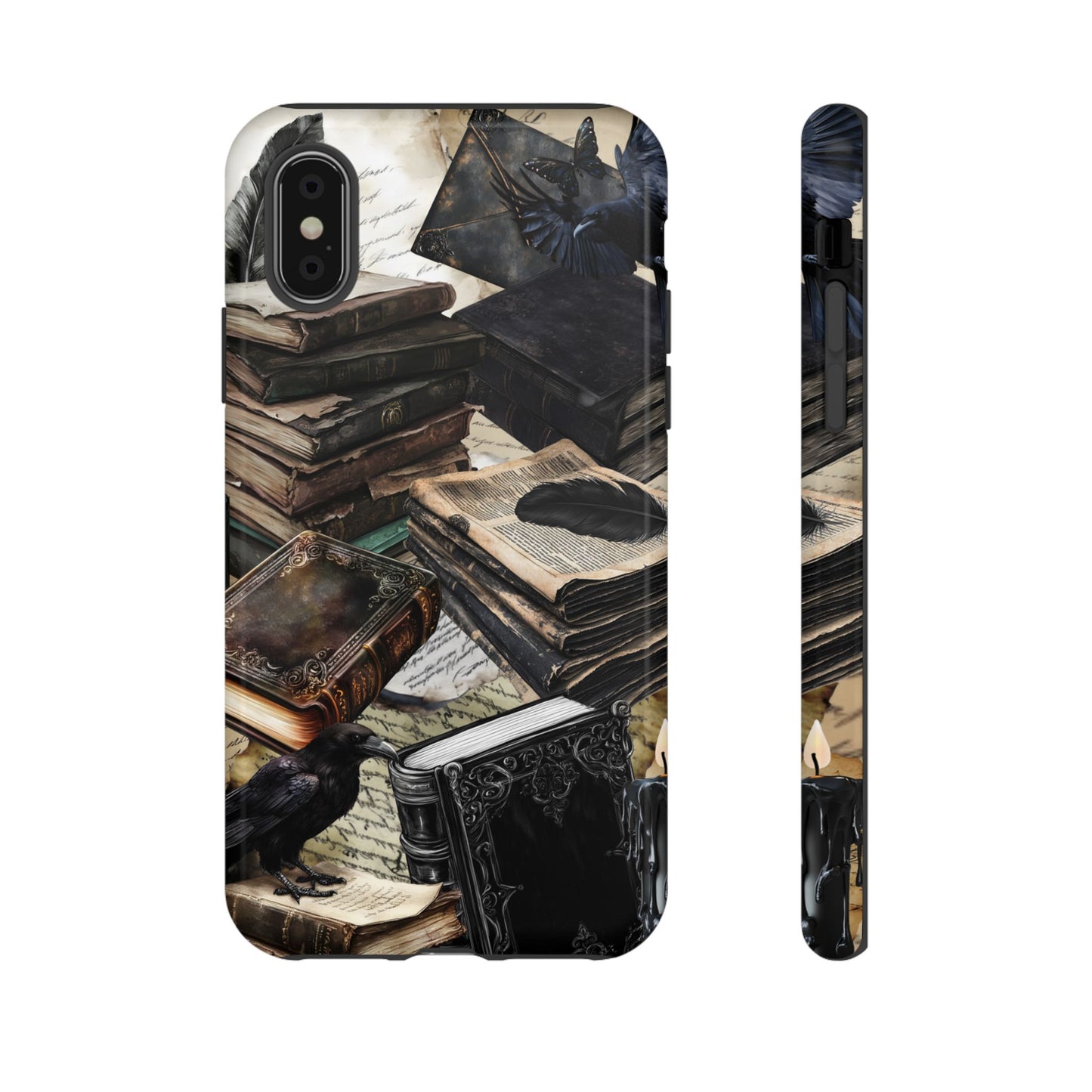 Dark Academia Collage Phone Case - iPhone 16 15 14 13 12 11, Samsung Galaxy & Google Pixel Phone Covers - Boo and Bewear