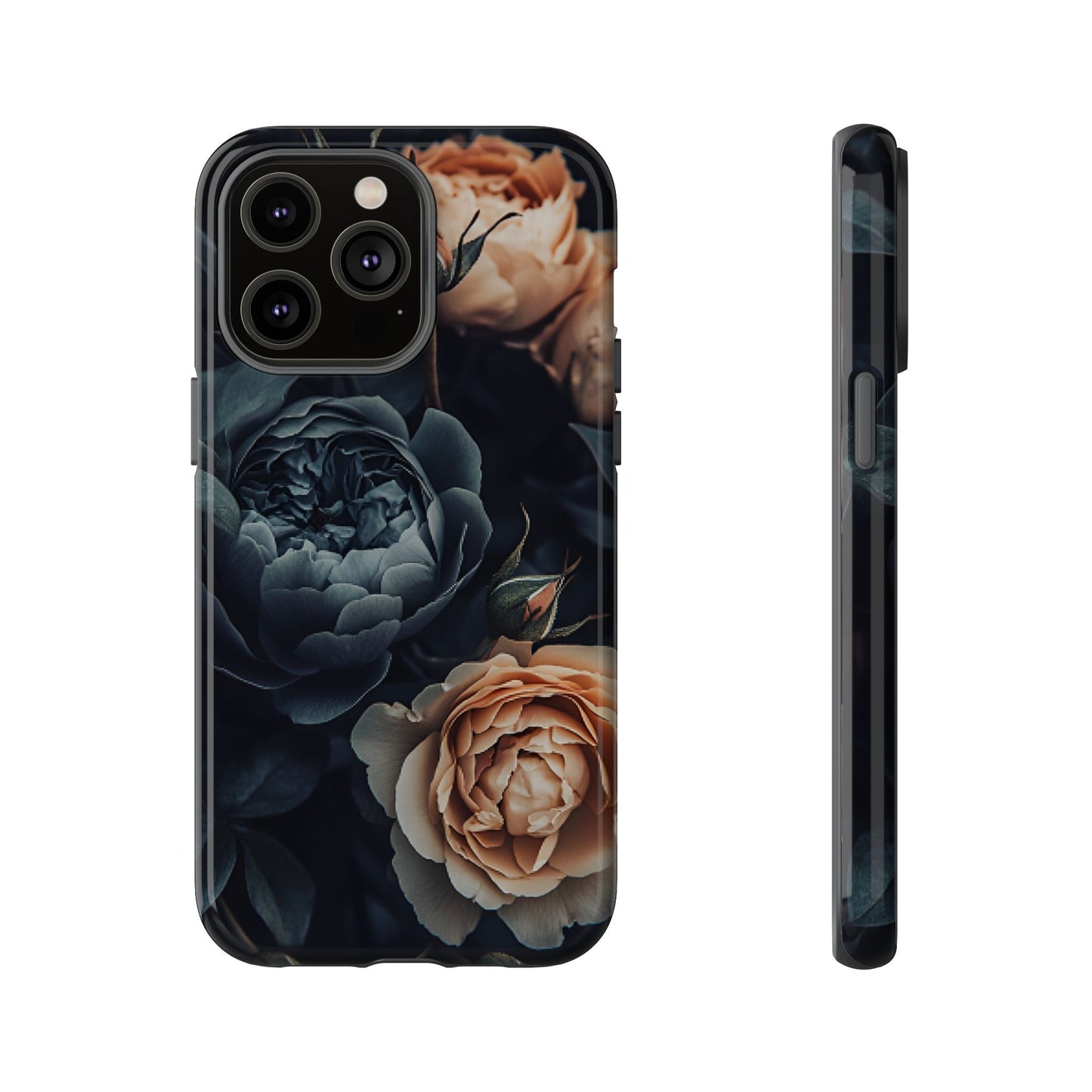 Floral Dark Academia Phone Case - Victorian Goth Phone Cases for iPhone 16 15 14 13 12 11, Samsung Galaxy & Google Pixel