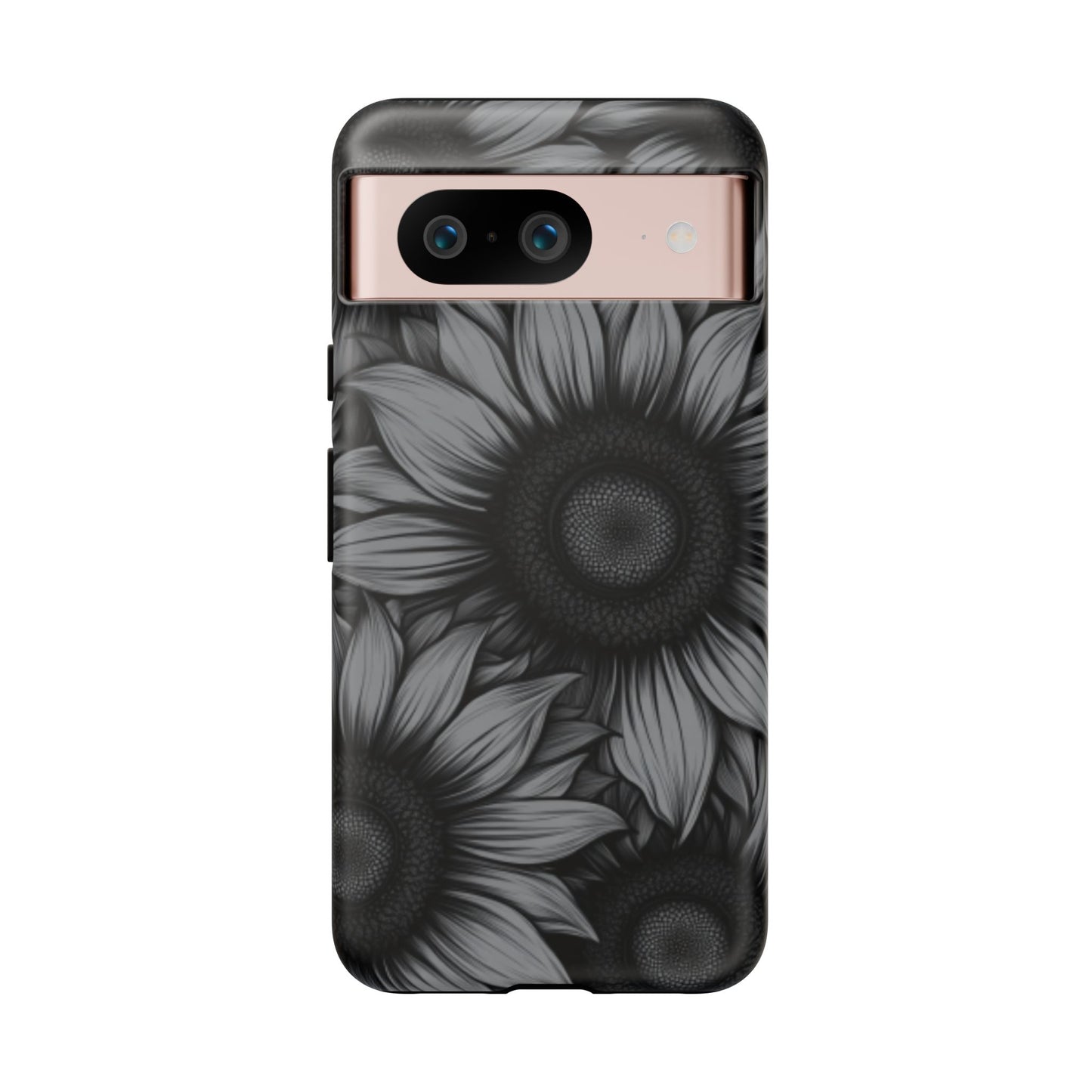 Sunflower Phone Case - Dark Gothic Floral Phone Cases - Phone 16 15 14 13 12 11, Samsung Galaxy & Google Pixel Phone Covers