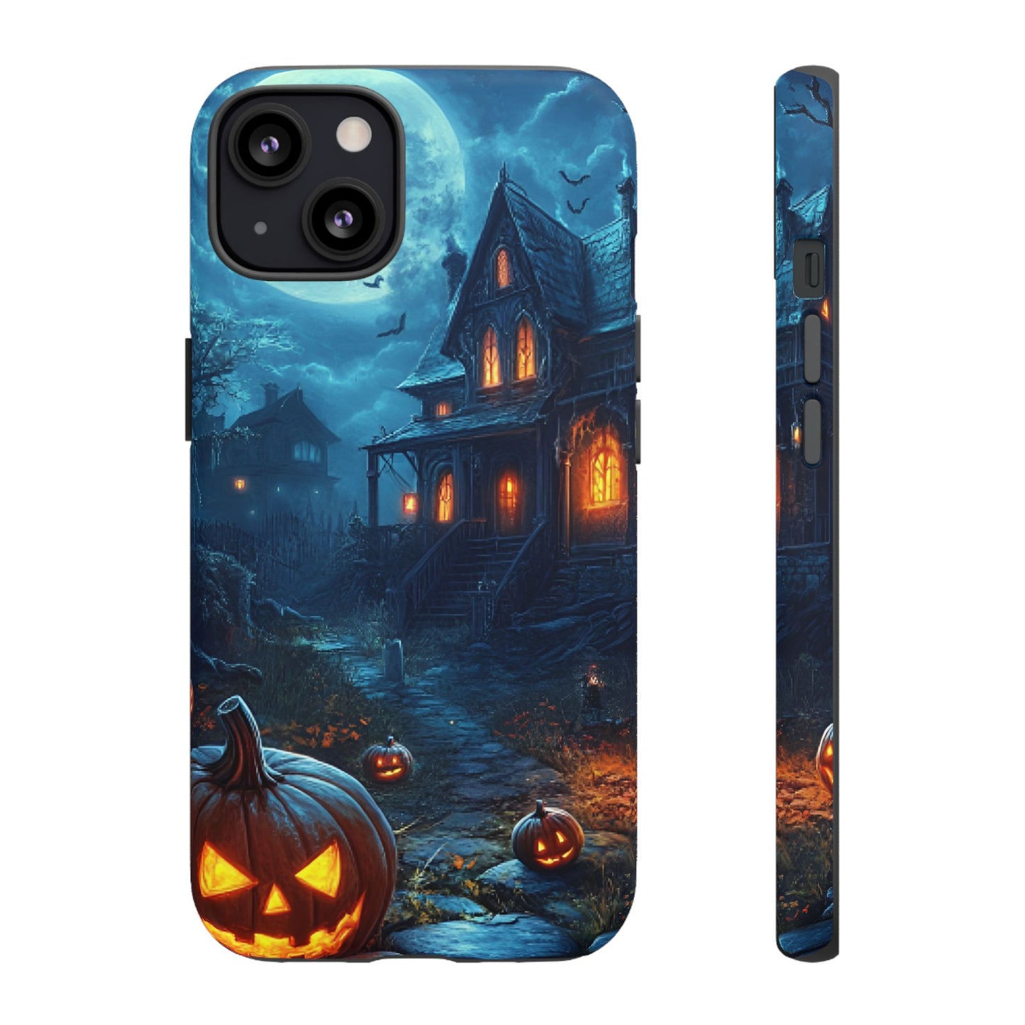 Halloween Haunted  House Phone Case - Spooky & Scary Phone Cases - iPhone 16 15 14 13 12 11, Samsung Galaxy & Google Pixel Phone Covers