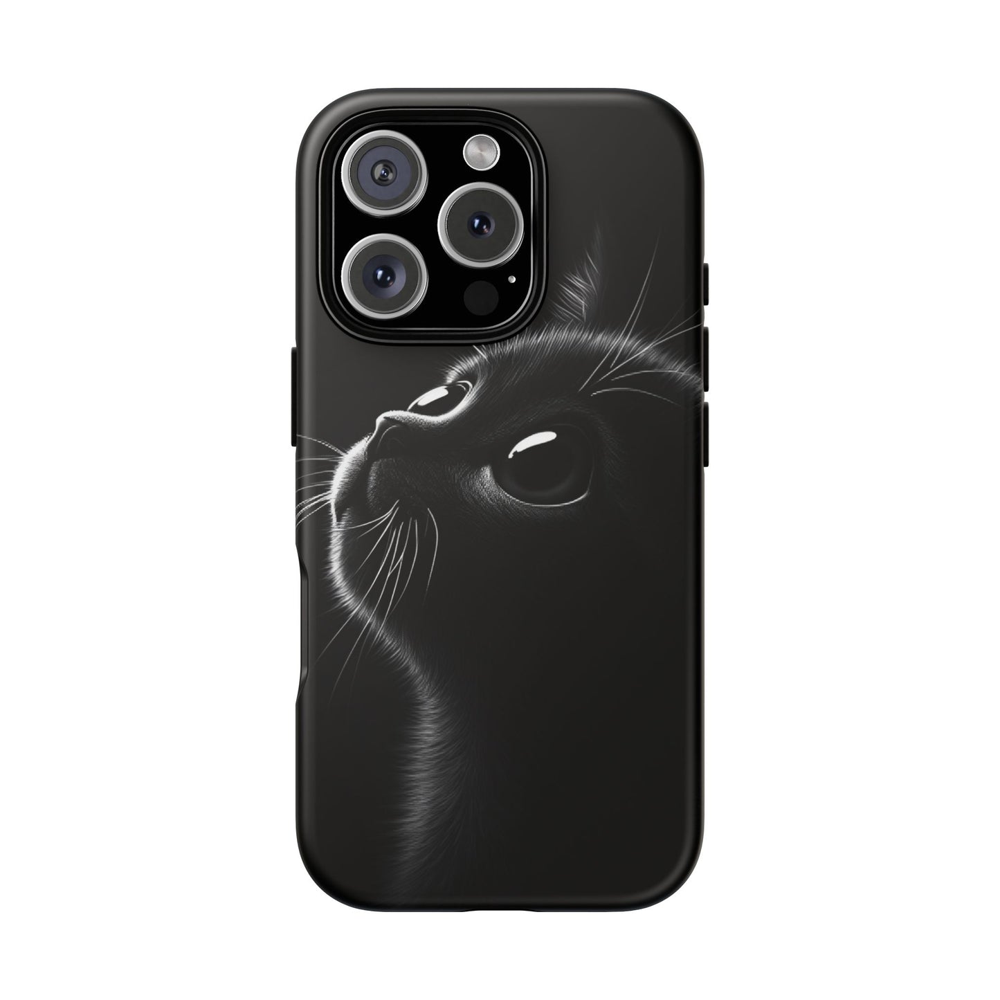 Cute Black Cat Phone Case - Cat Lover Phone Cases - iPhone 16 15 14 13 12 11, Samsung Galaxy & Google Pixel Phone Covers