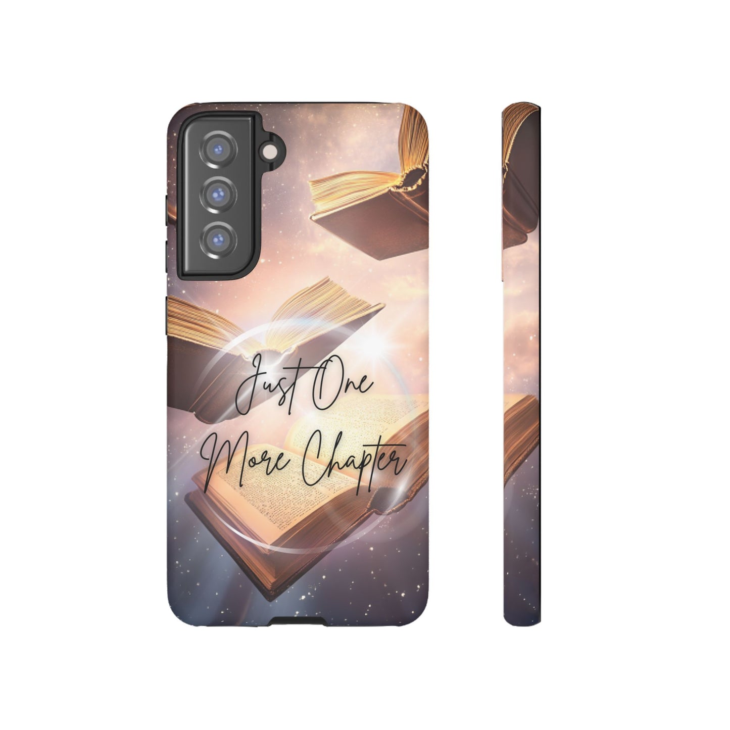 Bookish Phone Case -Just One More Chapter - Magic Vintage Books for iPhone 16 15 14 13 12 11, Samsung Galaxy & Google Pixel