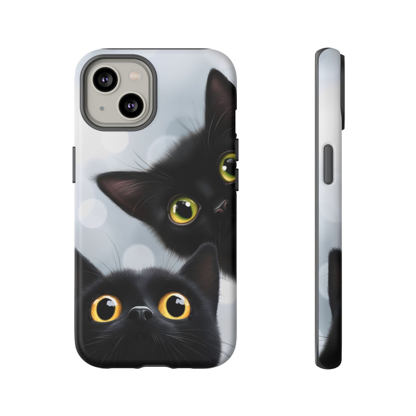 Cat Phone Case - Cute Black Cats Phone Cases - iPhone 16 15 14 13 12 11, Samsung Galaxy & Google Pixel Phone Covers