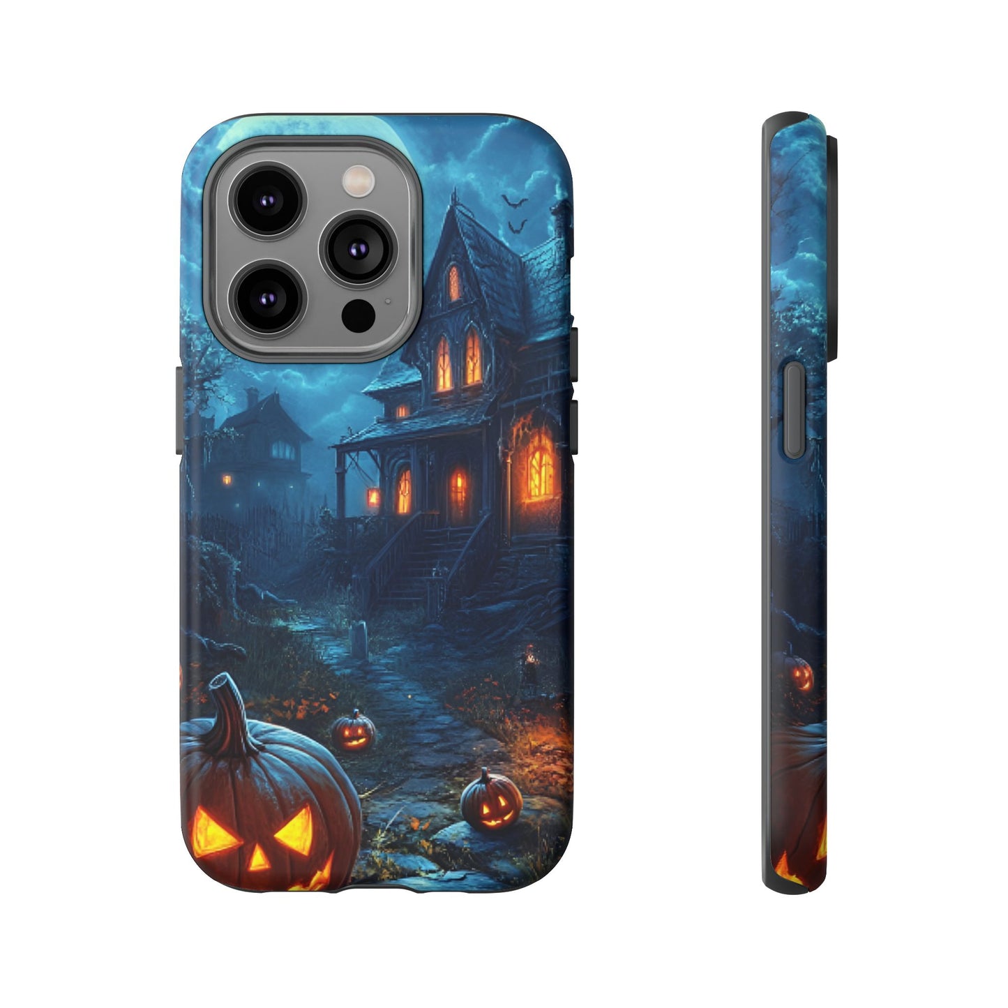 Halloween Haunted  House Phone Case - Spooky & Scary Phone Cases for iPhone 16 15 14 13 12 11, Samsung Galaxy & Google Pixel