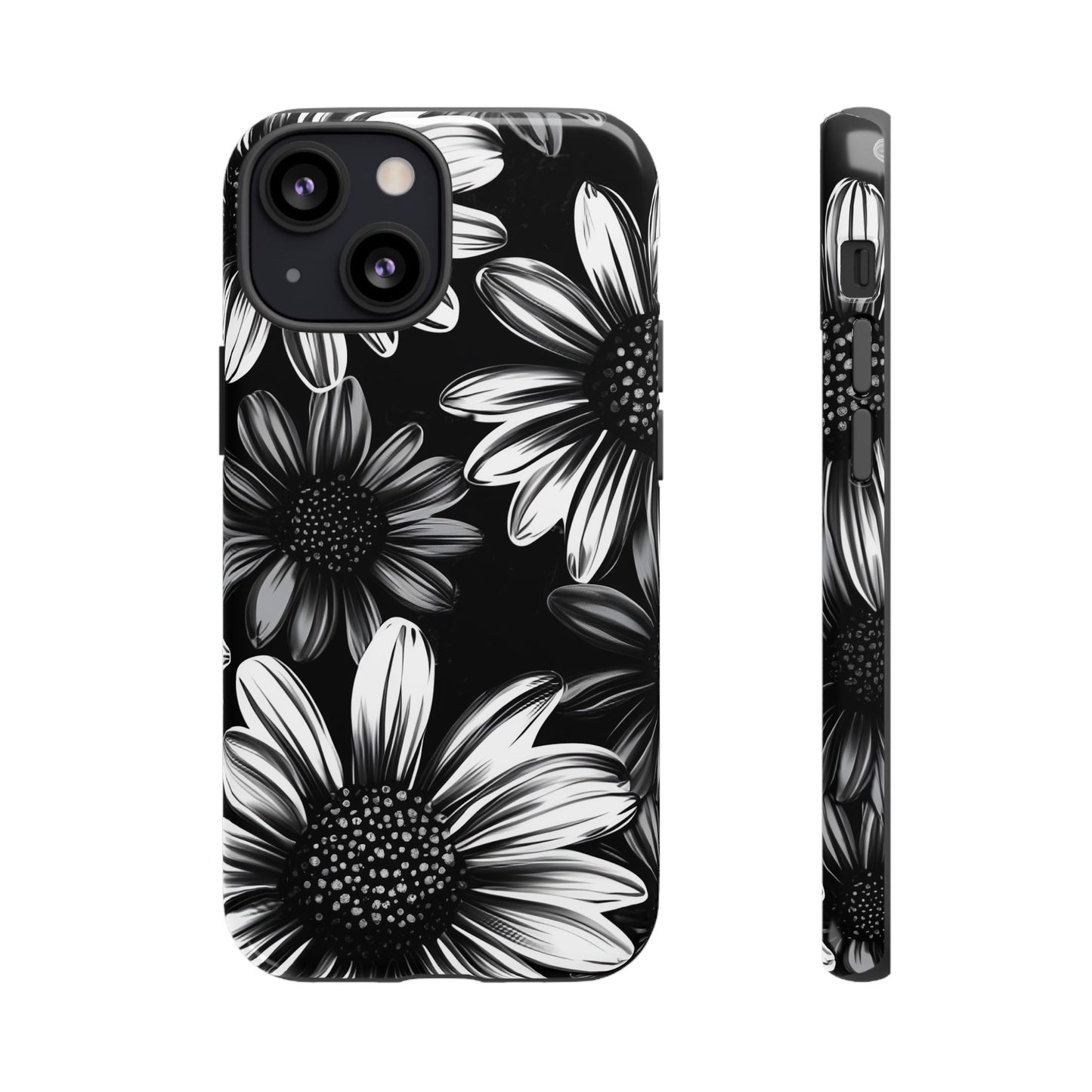 Daisy Phone Case - Dark Gothic Flower Phone Cases - iPhone 16 15 14 13 12 11, Samsung Galaxy & Google Pixel Phone Covers