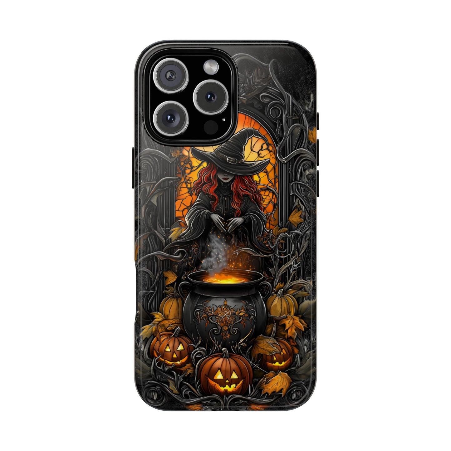 Halloween Witch Phone Case - Magic Witchy Phone Cases - iPhone 16 15 14 13 12 11, Samsung Galaxy & Google Pixel Phone Covers - Boo and Bewear