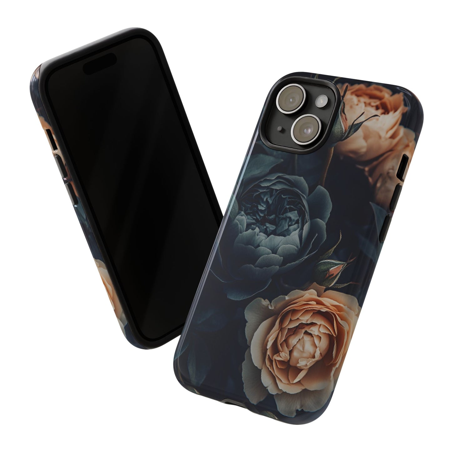 Floral Dark Academia Phone Case - Victorian Goth Phone Cases for iPhone 16 15 14 13 12 11, Samsung Galaxy & Google Pixel