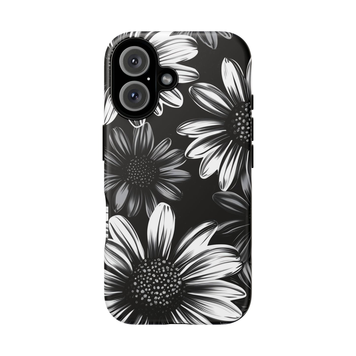 Daisy Phone Case - Dark Gothic Flower Phone Cases for iPhone 16 15 14 13 12 11, Samsung Galaxy & Google Pixel