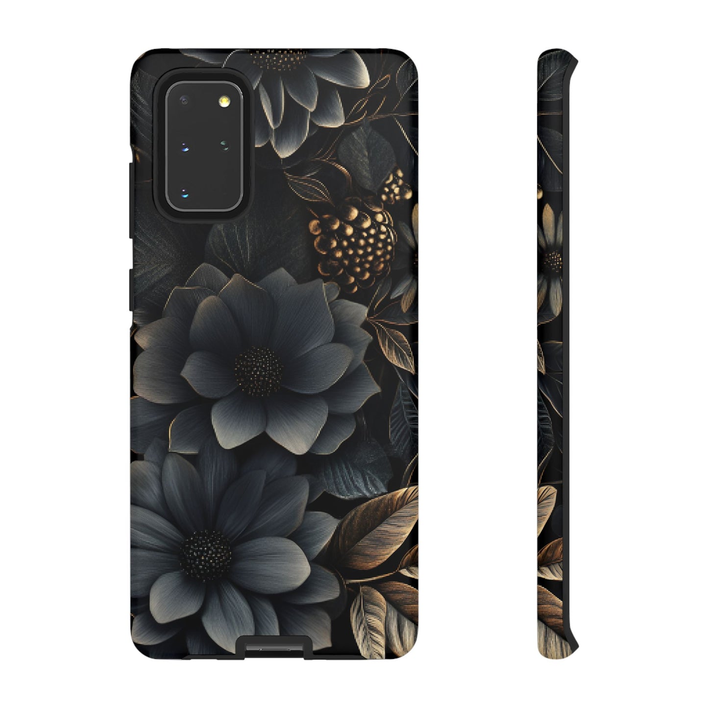 Dark Flower Phone Case - iPhone 16 15 14 13 12 11, Samsung Galaxy & Google Pixel Phone Covers