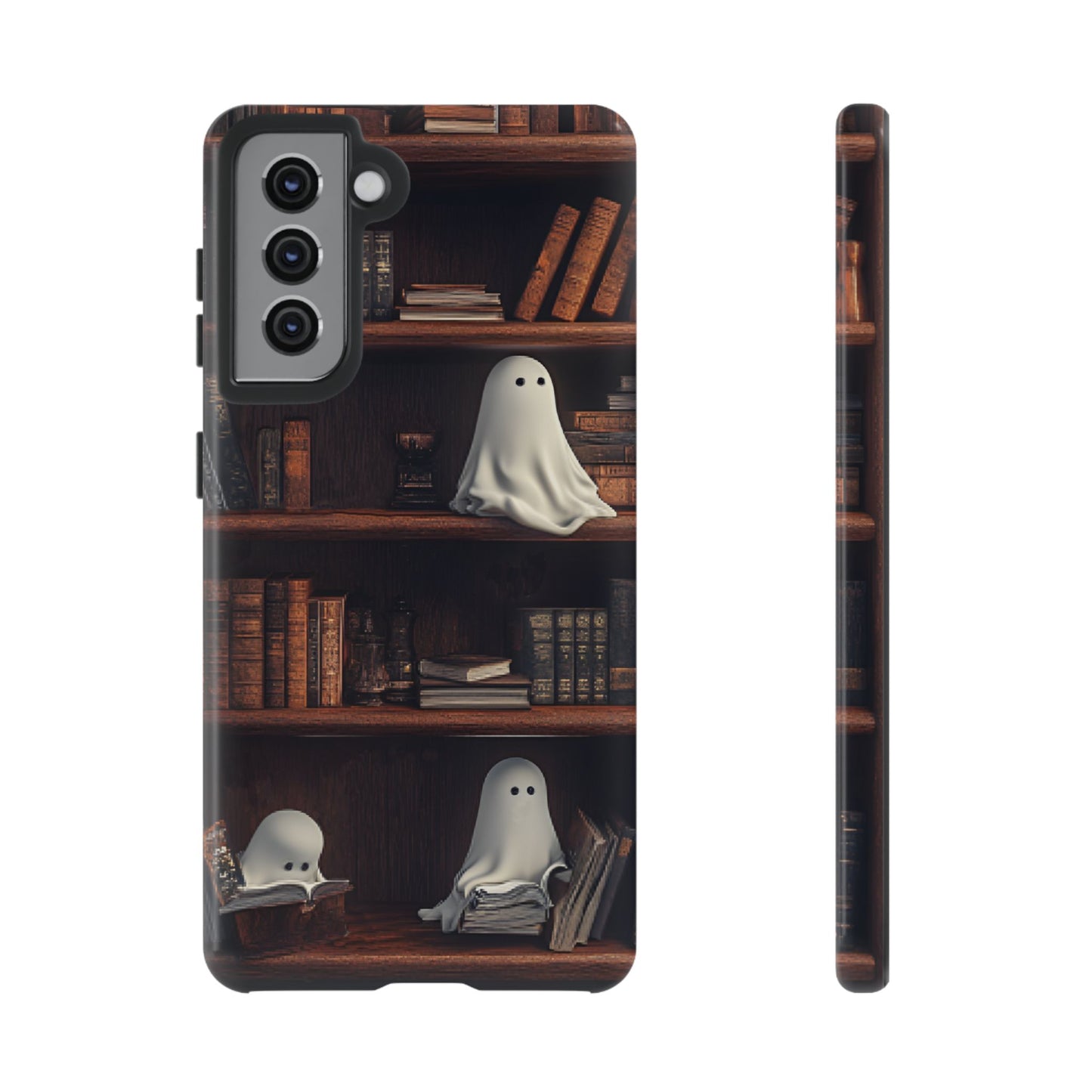 Bookish Ghost Phone Case for iPhone 16 15 14 13 12 11, Samsung Galaxy & Google Pixel