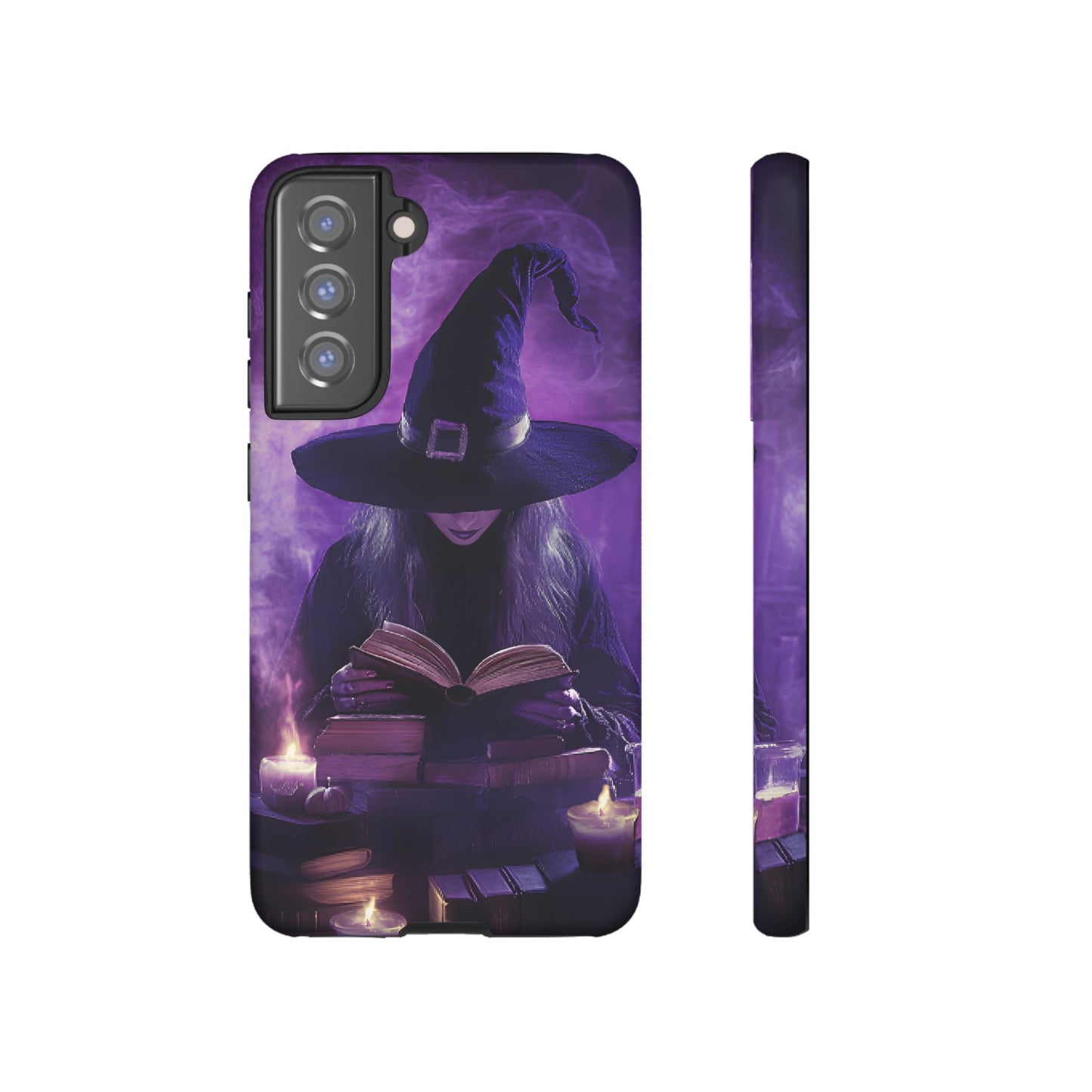 Witch Reading Book Phone Case - Witchy  Halloween Phone Cases for iPhone 16 15 14 13 12 11, Samsung Galaxy & Google Pixel