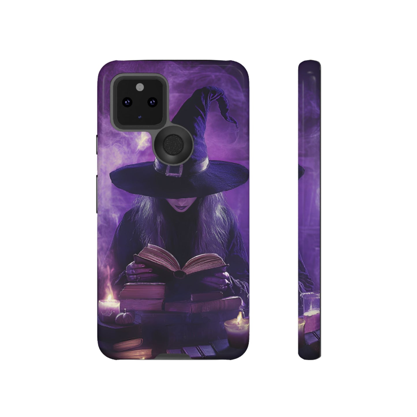 Witch Reading Book Phone Case - Witchy  Halloween Phone Cases for iPhone 16 15 14 13 12 11, Samsung Galaxy & Google Pixel