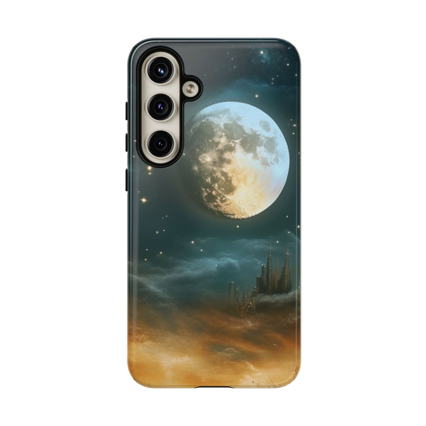 Space Phone Case - Planet and Stars in Fantasy World for iPhone 16 15 14 13 12 11, Samsung Galaxy & Google Pixel