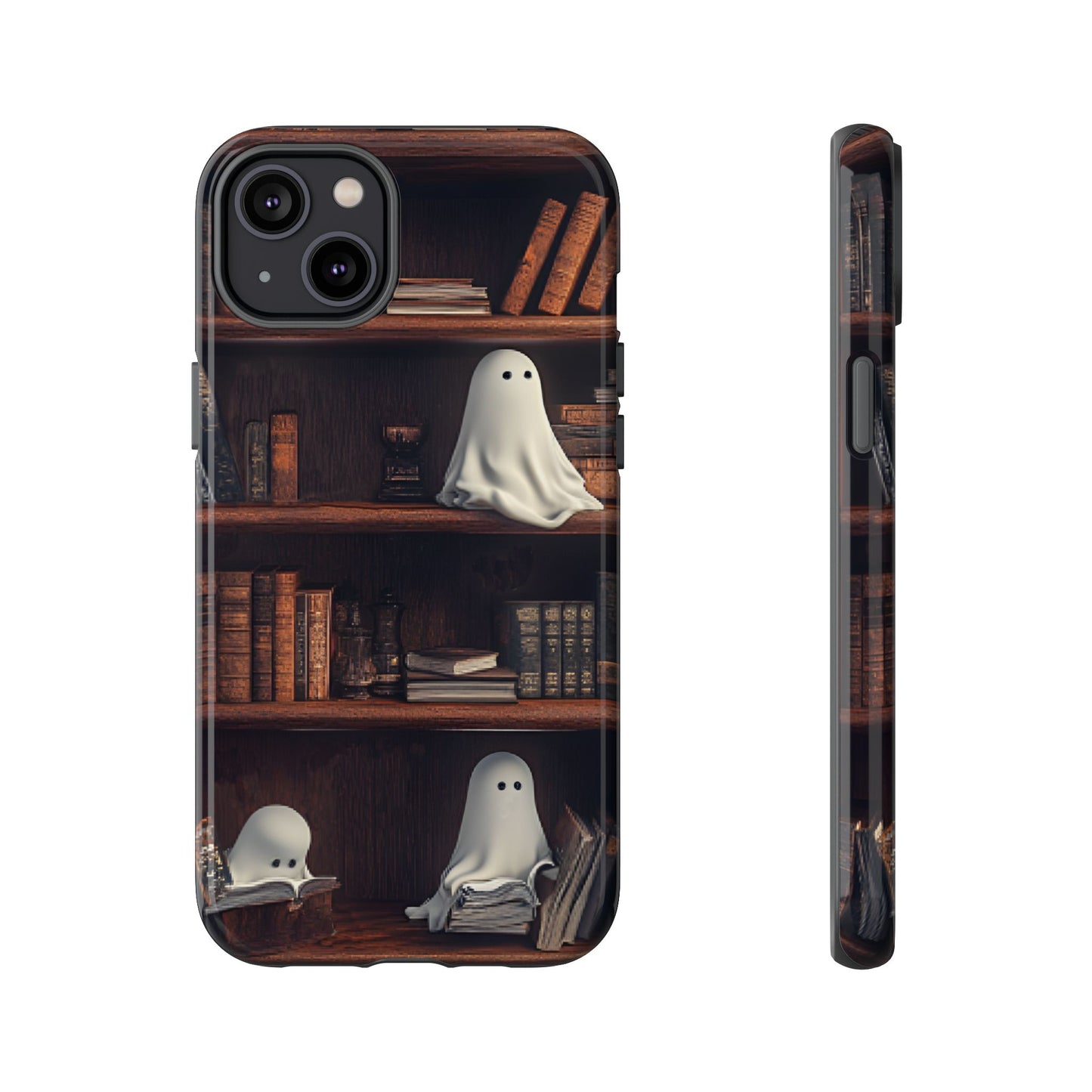 Bookish Ghost Phone Case for iPhone 16 15 14 13 12 11, Samsung Galaxy & Google Pixel