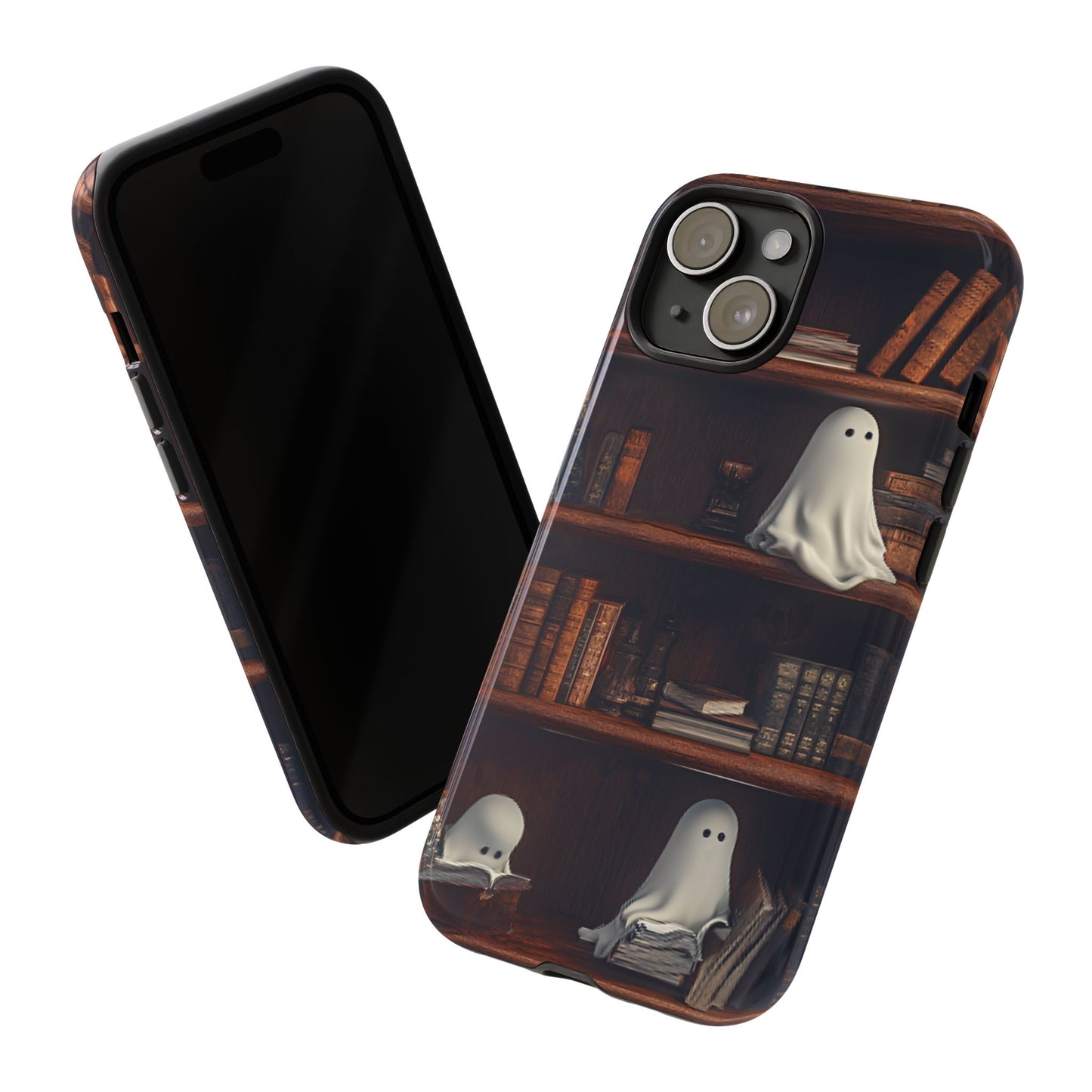 Bookish Ghost Phone Case for iPhone 16 15 14 13 12 11, Samsung Galaxy & Google Pixel