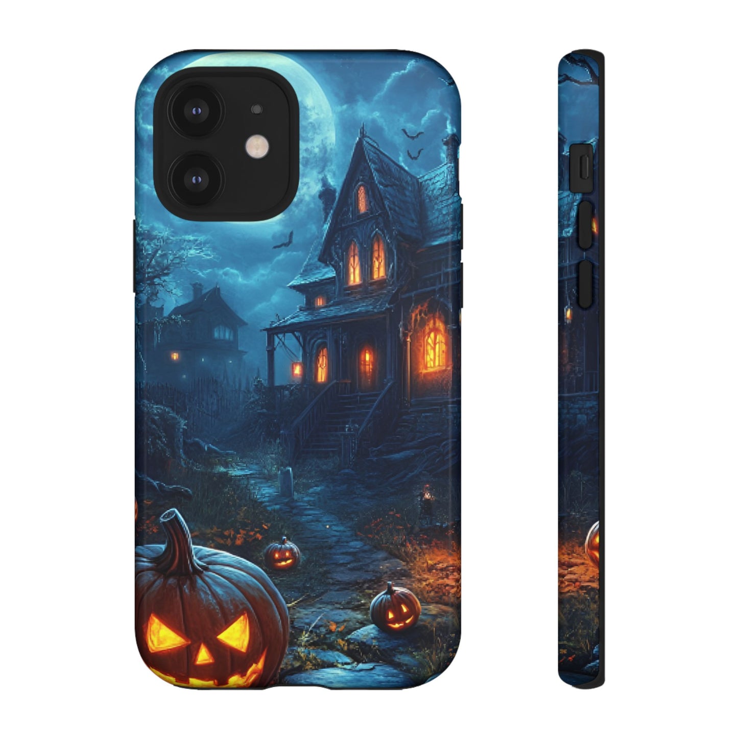 Halloween Haunted  House Phone Case - Spooky & Scary Phone Cases - iPhone 16 15 14 13 12 11, Samsung Galaxy & Google Pixel Phone Covers