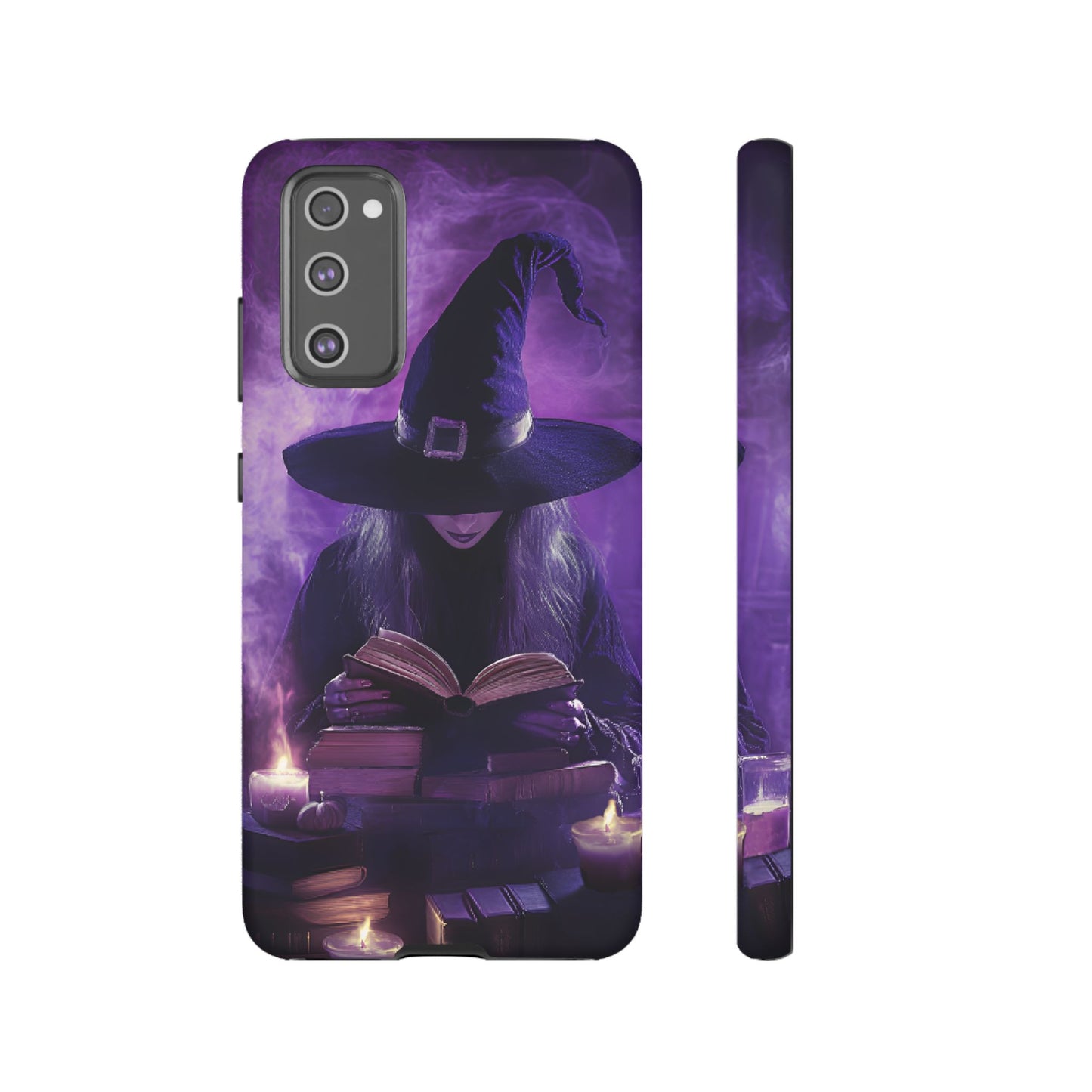 Witch Reading Book Phone Case - Witchy  Halloween Phone Cases for iPhone 16 15 14 13 12 11, Samsung Galaxy & Google Pixel