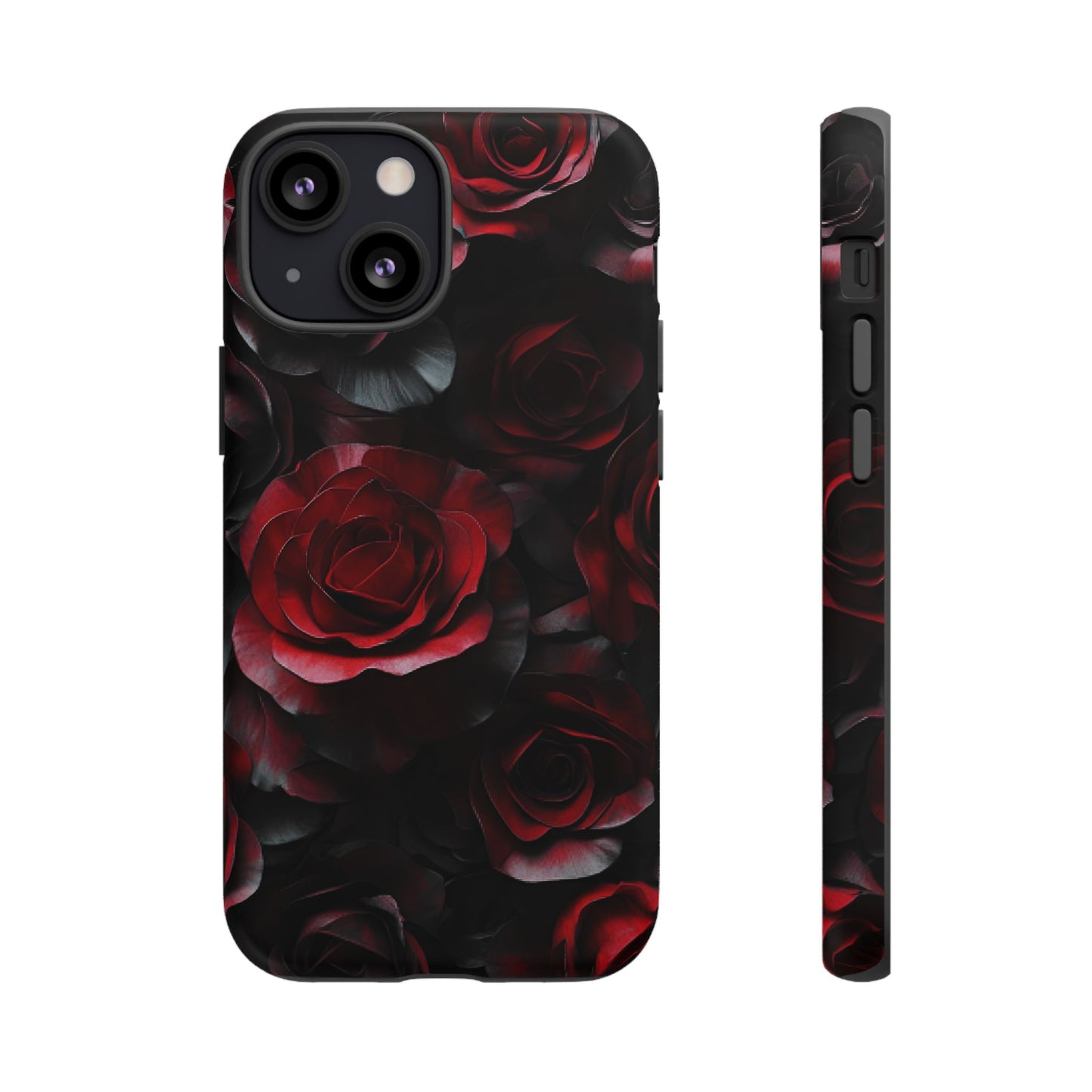 Dark Rose Flower Phone Case - Gothic Floral Phone Cases - iPhone 16 15 14 13 12 11, Samsung Galaxy & Google Pixel Phone Covers