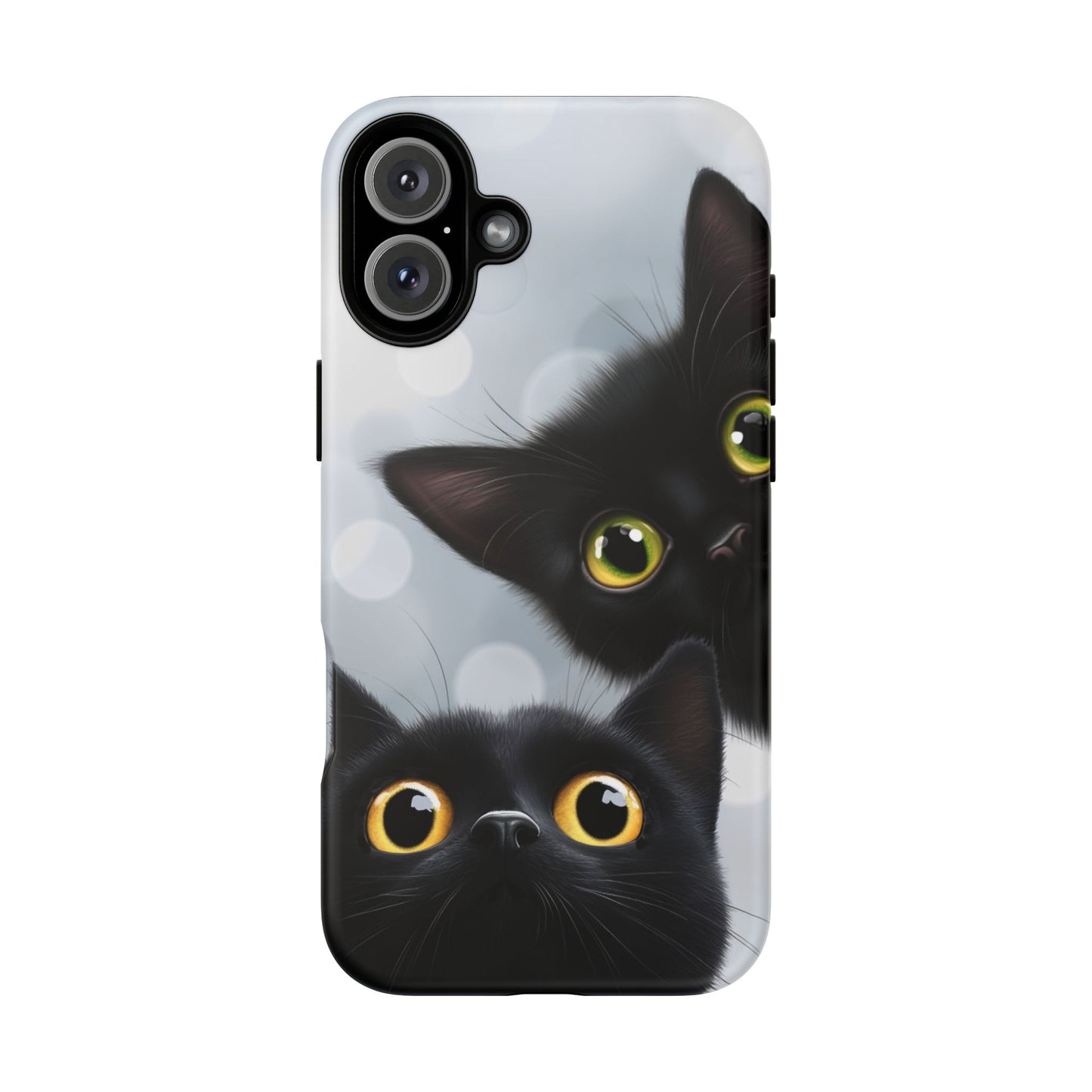 Cat Phone Case - Cute Black Cats Phone Cases - iPhone 16 15 14 13 12 11, Samsung Galaxy & Google Pixel Phone Covers