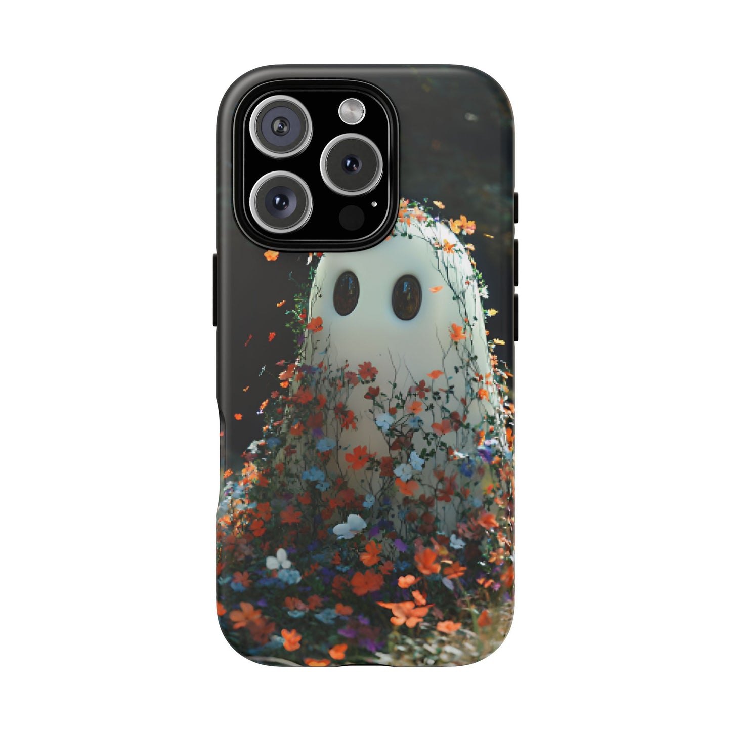 Floral Ghost Phone Case - iPhone 16 15 14 13 12 11, Samsung Galaxy & Google Pixel Phone Covers