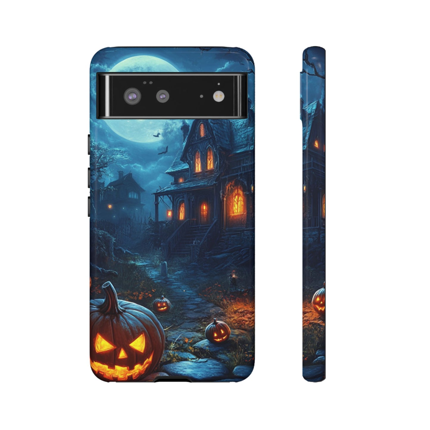 Halloween Haunted  House Phone Case - Spooky & Scary Phone Cases for iPhone 16 15 14 13 12 11, Samsung Galaxy & Google Pixel