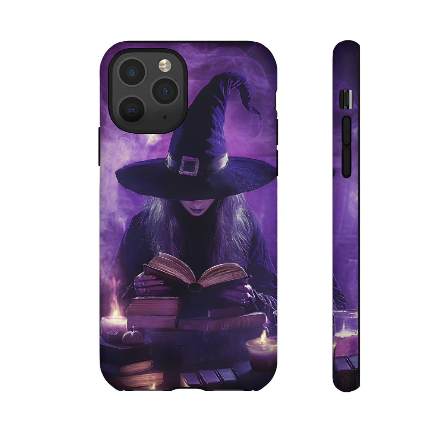 Witch Reading Book Phone Case - Witchy  Halloween Phone Cases for iPhone 16 15 14 13 12 11, Samsung Galaxy & Google Pixel