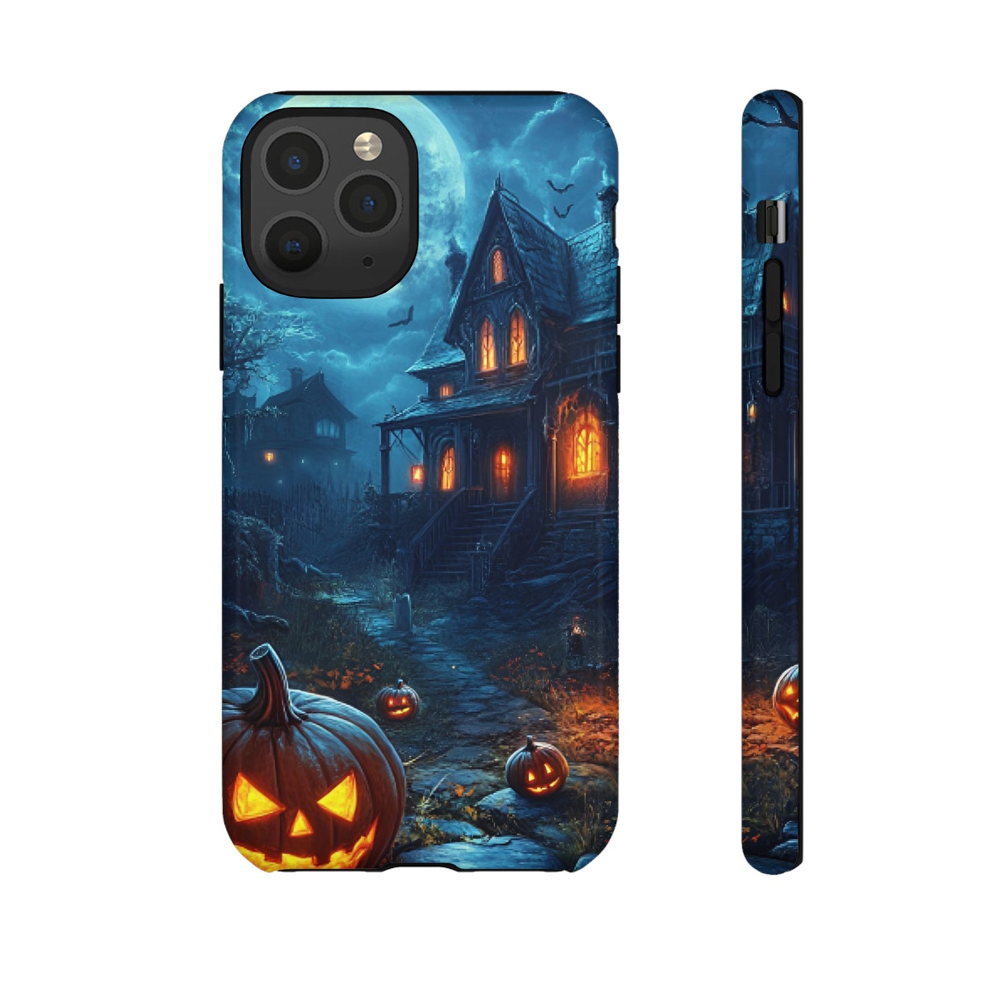 Halloween Haunted  House Phone Case - Spooky & Scary Phone Cases - iPhone 16 15 14 13 12 11, Samsung Galaxy & Google Pixel Phone Covers