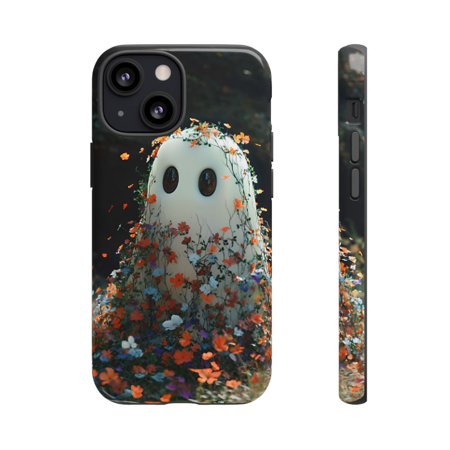 Floral Ghost Phone Case - iPhone 16 15 14 13 12 11, Samsung Galaxy & Google Pixel Phone Covers