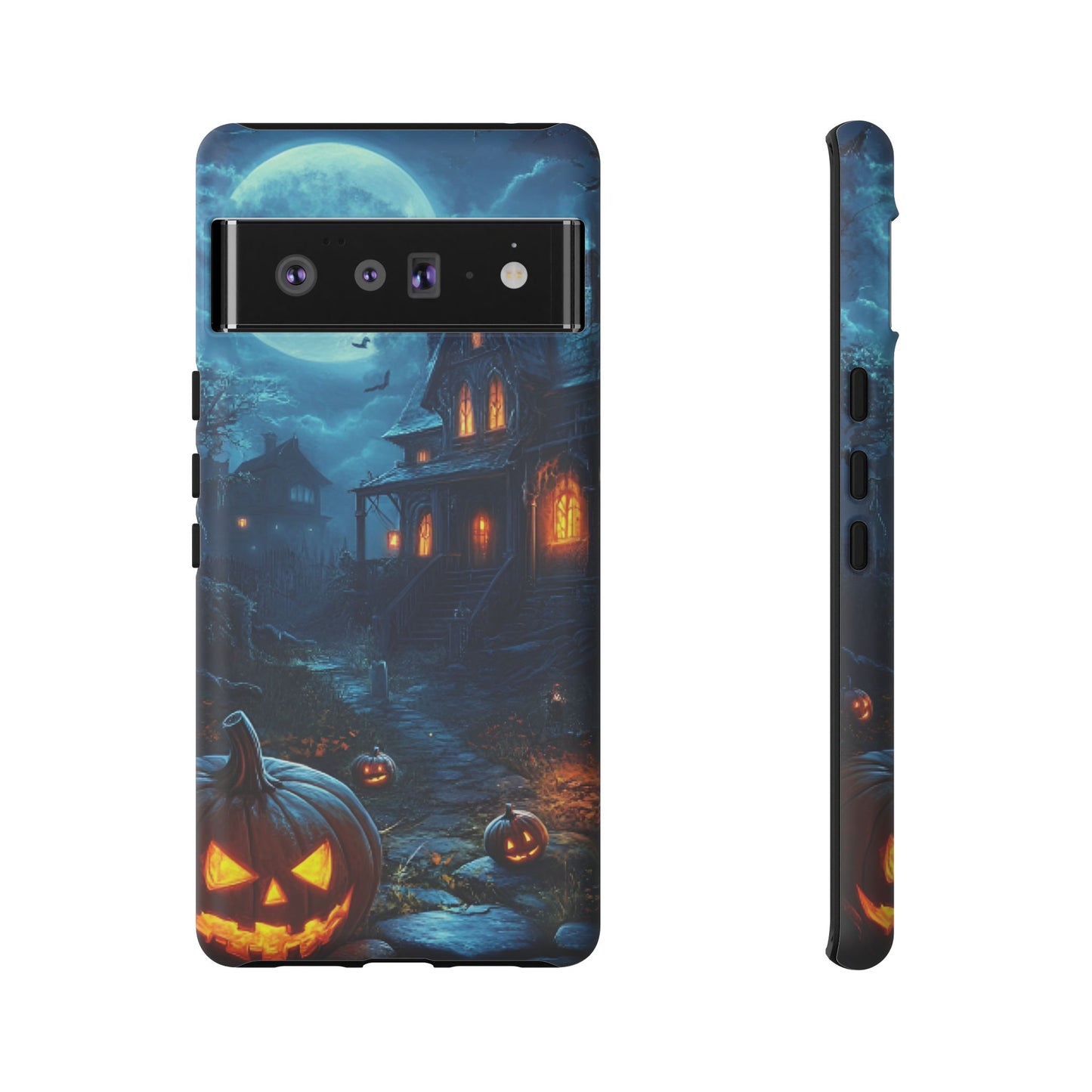 Halloween Haunted  House Phone Case - Spooky & Scary Phone Cases for iPhone 16 15 14 13 12 11, Samsung Galaxy & Google Pixel