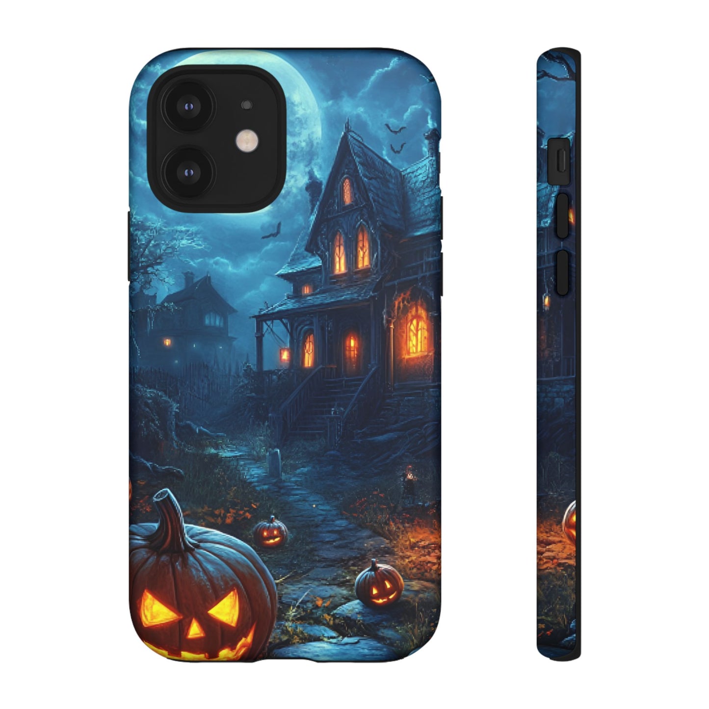 Halloween Haunted  House Phone Case - Spooky & Scary Phone Cases - iPhone 16 15 14 13 12 11, Samsung Galaxy & Google Pixel Phone Covers