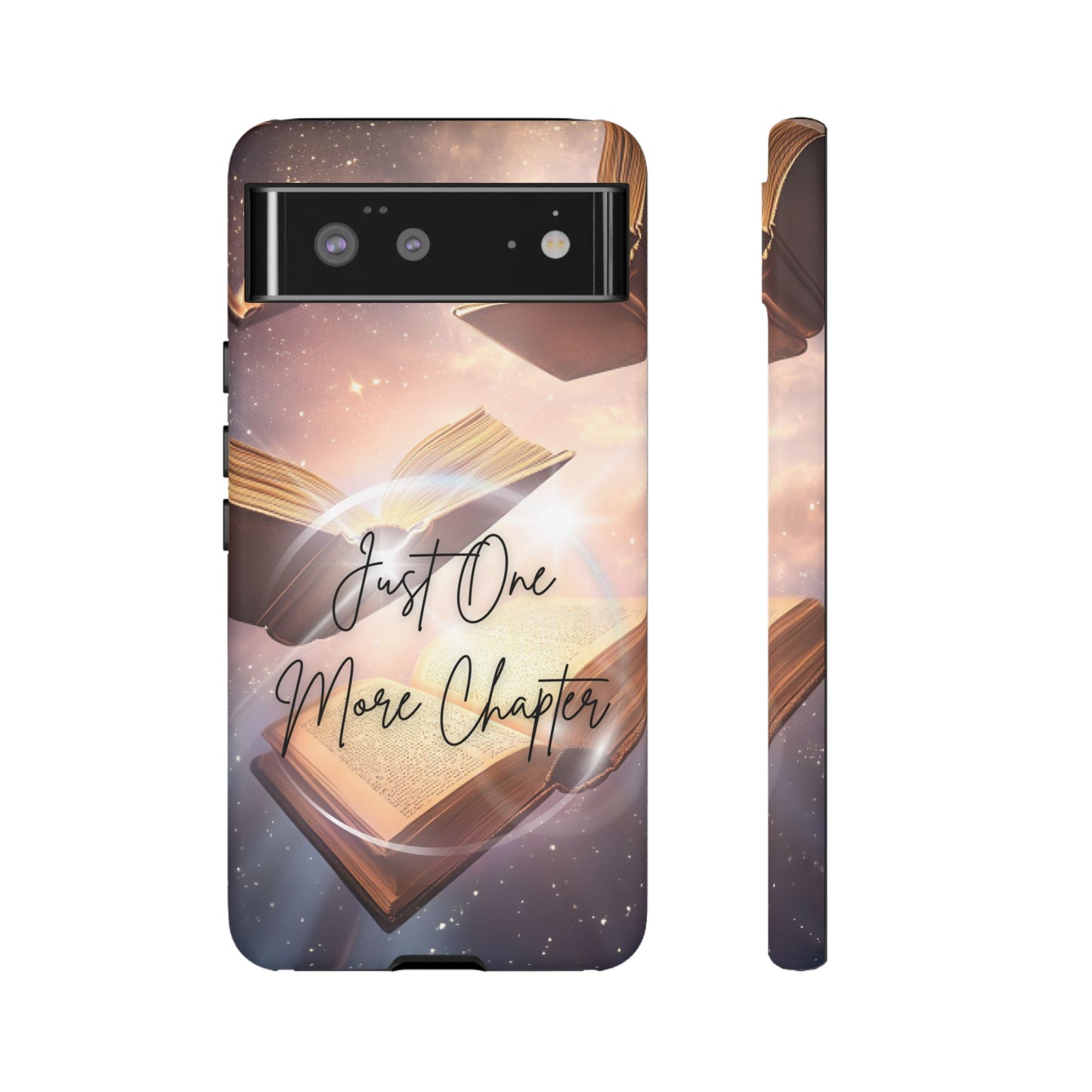 Bookish Phone Case -Just One More Chapter - Magic Vintage Books for iPhone 16 15 14 13 12 11, Samsung Galaxy & Google Pixel