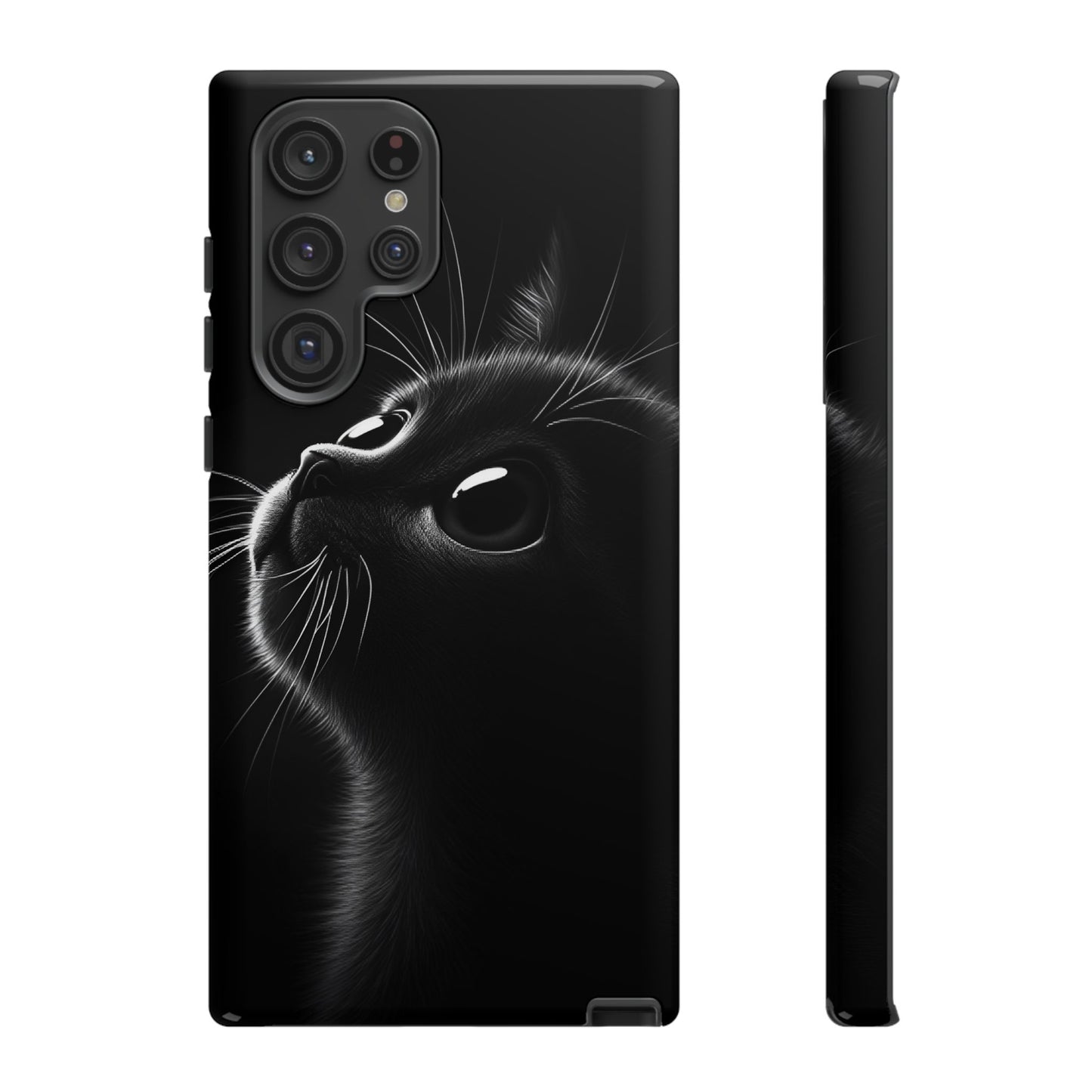 Cute Black Cat Phone Case - Cat Lover Phone Cases - iPhone 16 15 14 13 12 11, Samsung Galaxy & Google Pixel Phone Covers