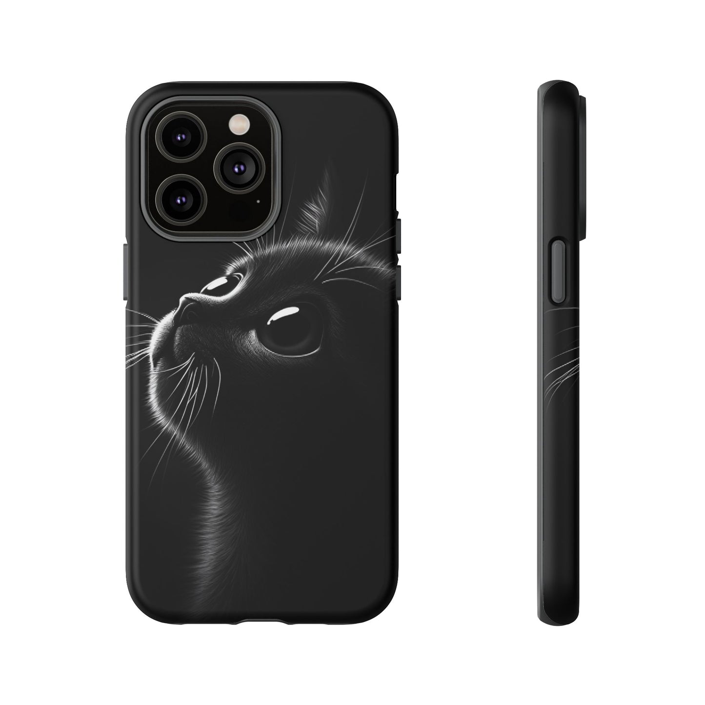 Cute Black Cat Phone Case - Cat Lover Phone Cases - iPhone 16 15 14 13 12 11, Samsung Galaxy & Google Pixel Phone Covers