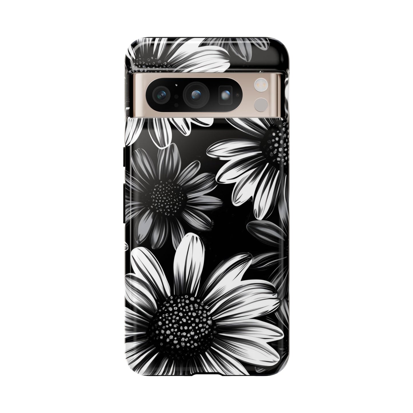 Daisy Phone Case - Dark Gothic Flower Phone Cases - iPhone 16 15 14 13 12 11, Samsung Galaxy & Google Pixel Phone Covers