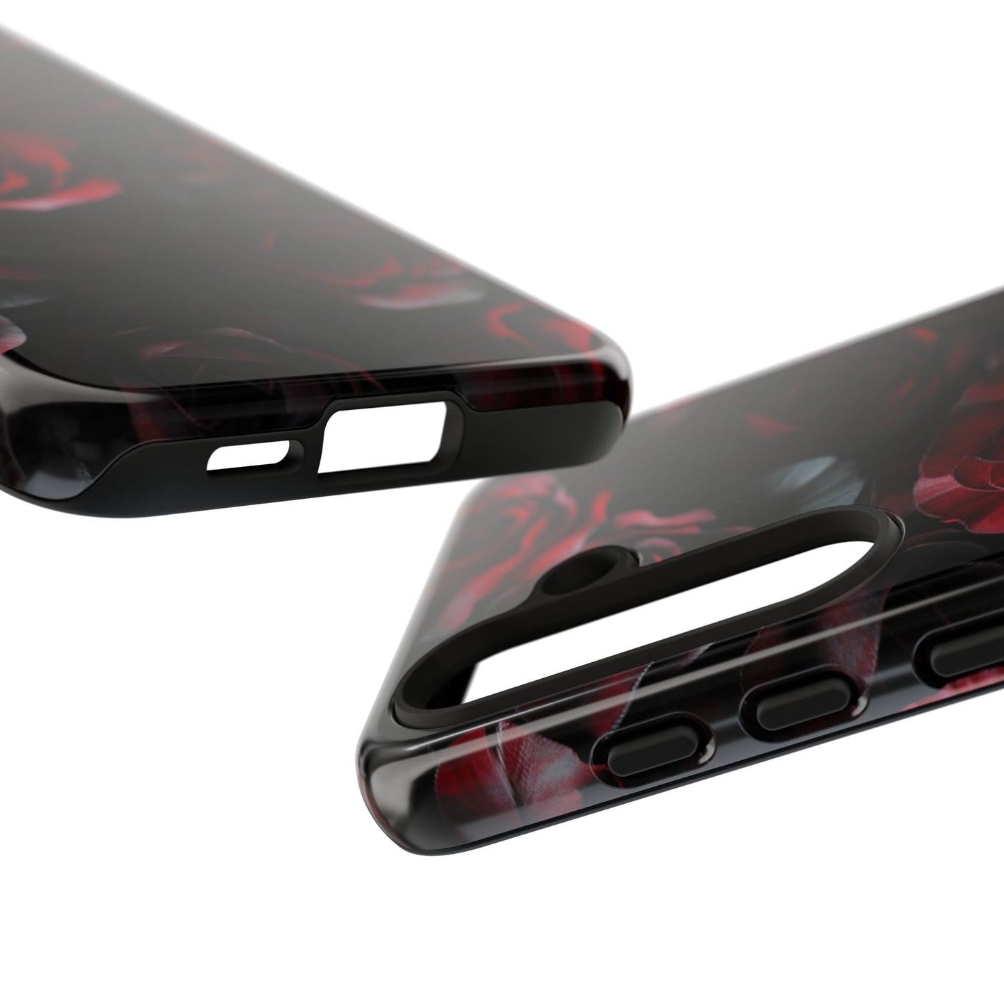 Dark Rose Flower Phone Case - Gothic Floral Phone Cases - iPhone 16 15 14 13 12 11, Samsung Galaxy & Google Pixel Phone Covers