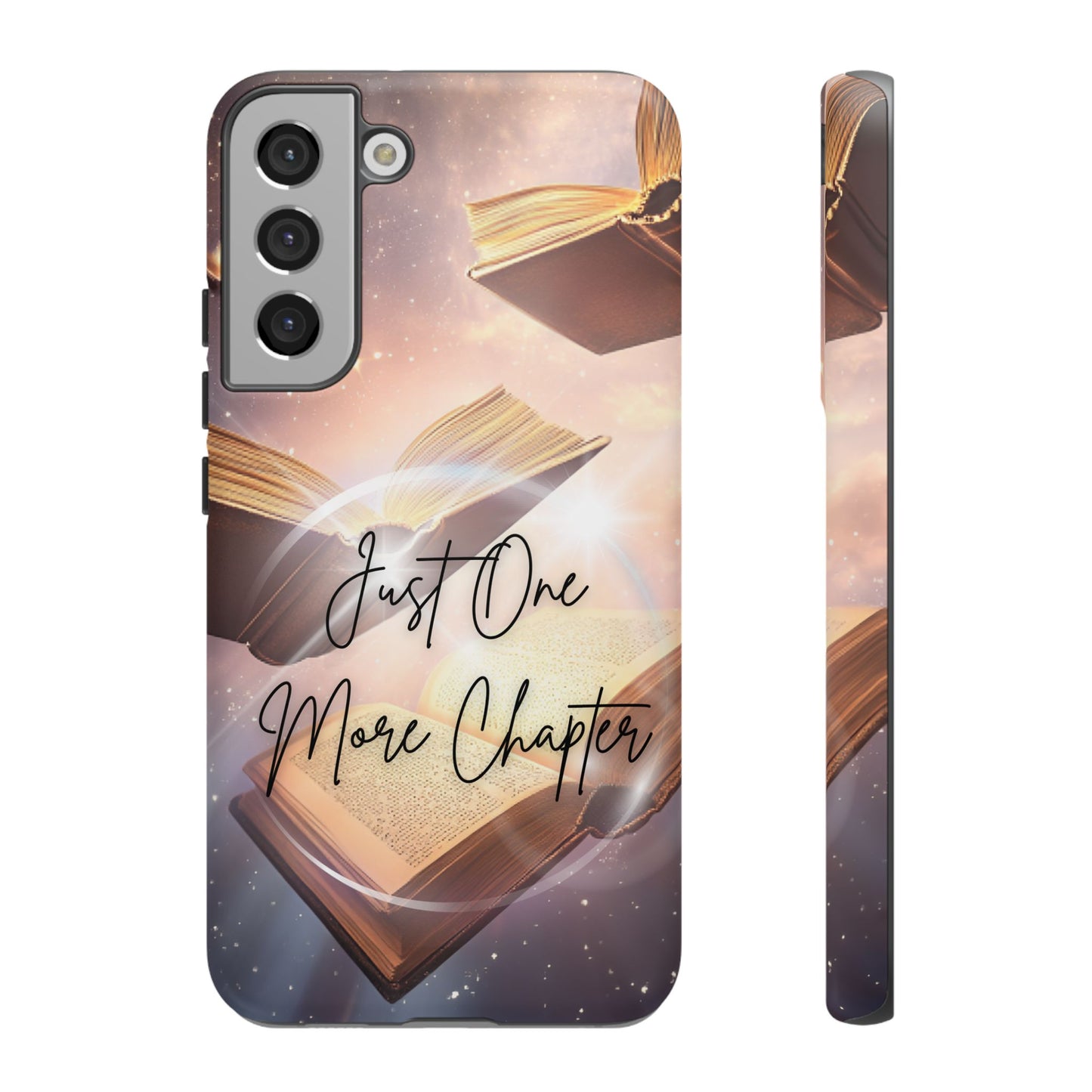 Bookish Phone Case -Just One More Chapter - Magic Vintage Books for iPhone 16 15 14 13 12 11, Samsung Galaxy & Google Pixel