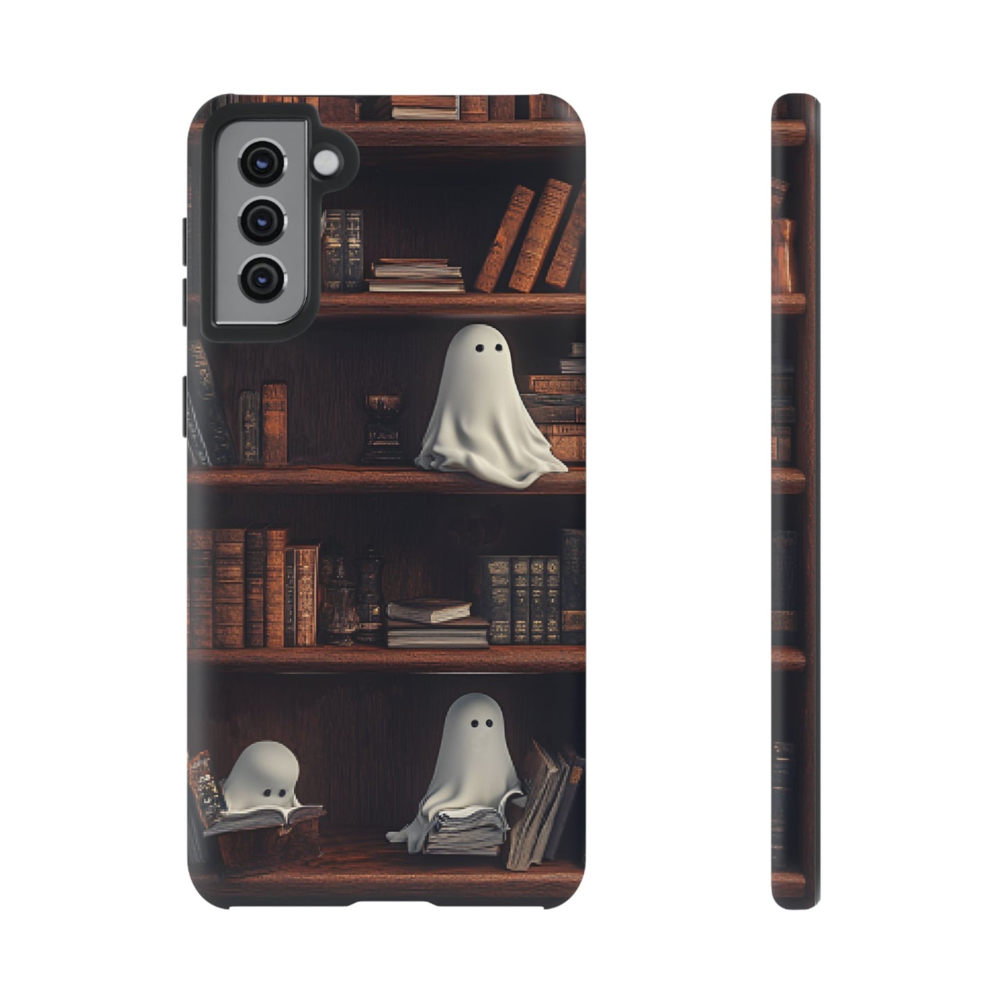 Bookish Ghost Phone Case for iPhone 16 15 14 13 12 11, Samsung Galaxy & Google Pixel