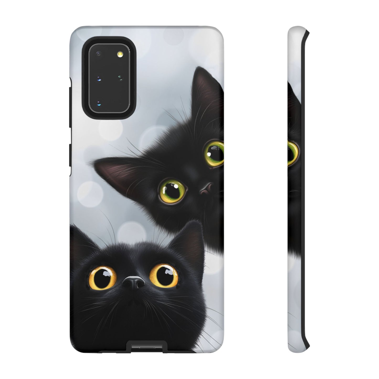 Cat Phone Case - Cute Black Cats Phone Cases - iPhone 16 15 14 13 12 11, Samsung Galaxy & Google Pixel Phone Covers