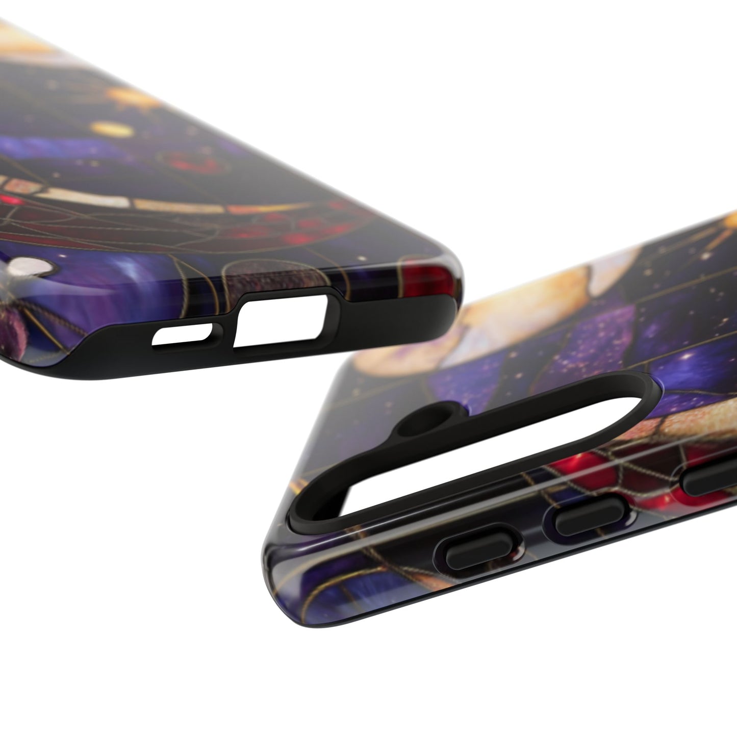 Celestial Stained Glass Phone Case - iPhone 16 15 14 13 12 11, Samsung Galaxy & Google Pixel Phone Covers