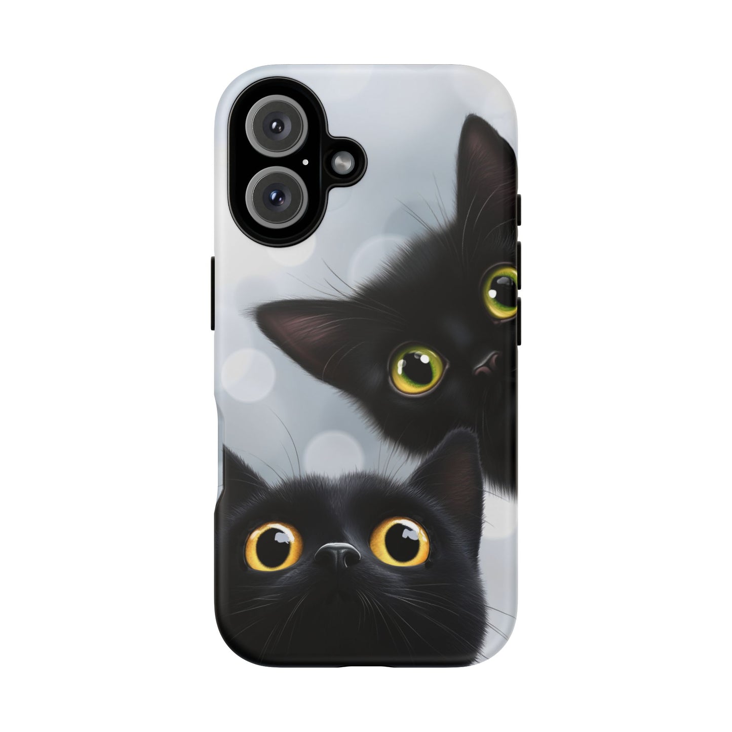 Cat Phone Case - Cute Black Cats Phone Cases - iPhone 16 15 14 13 12 11, Samsung Galaxy & Google Pixel Phone Covers