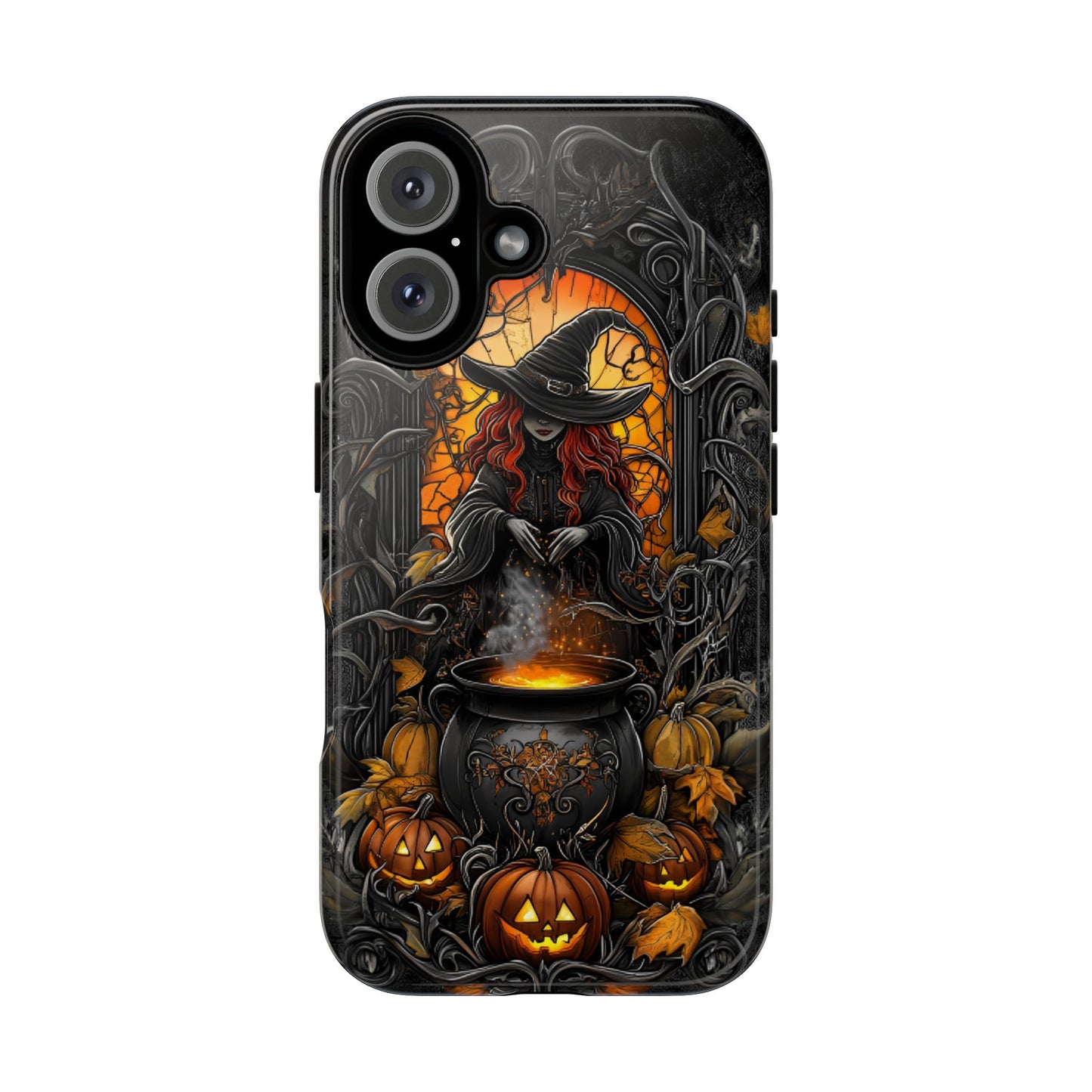 Halloween Witch Phone Case - Magic Witchy Phone Cases - iPhone 16 15 14 13 12 11, Samsung Galaxy & Google Pixel Phone Covers - Boo and Bewear