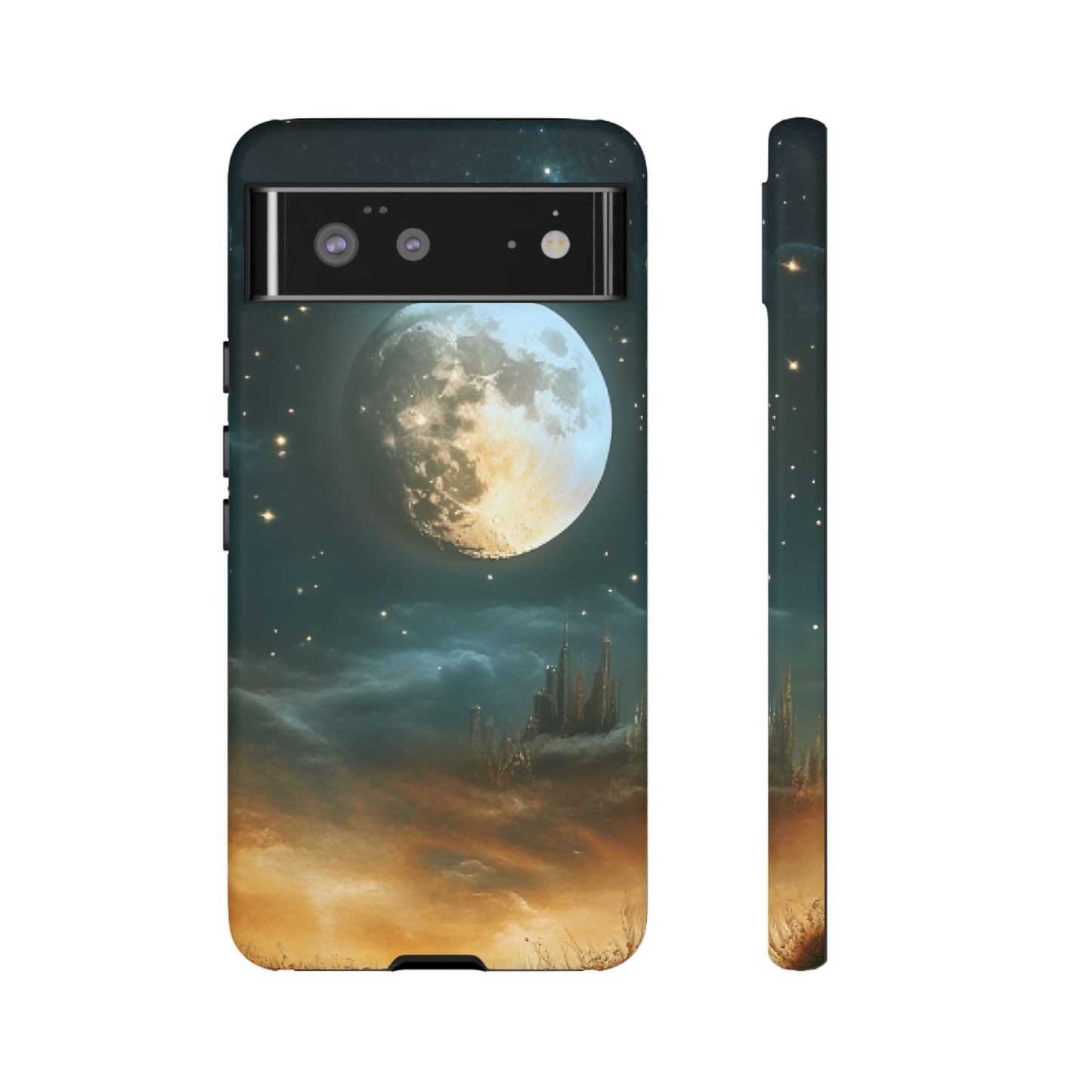 Space Phone Case - Planet and Stars in Fantasy World for iPhone 16 15 14 13 12 11, Samsung Galaxy & Google Pixel