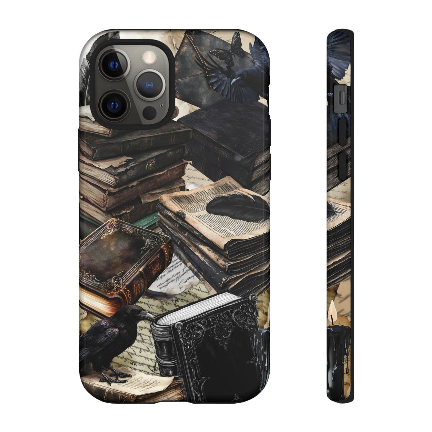 Dark Academia Collage Phone Case for iPhone 16 15 14 13 12 11, Samsung Galaxy & Google Pixel