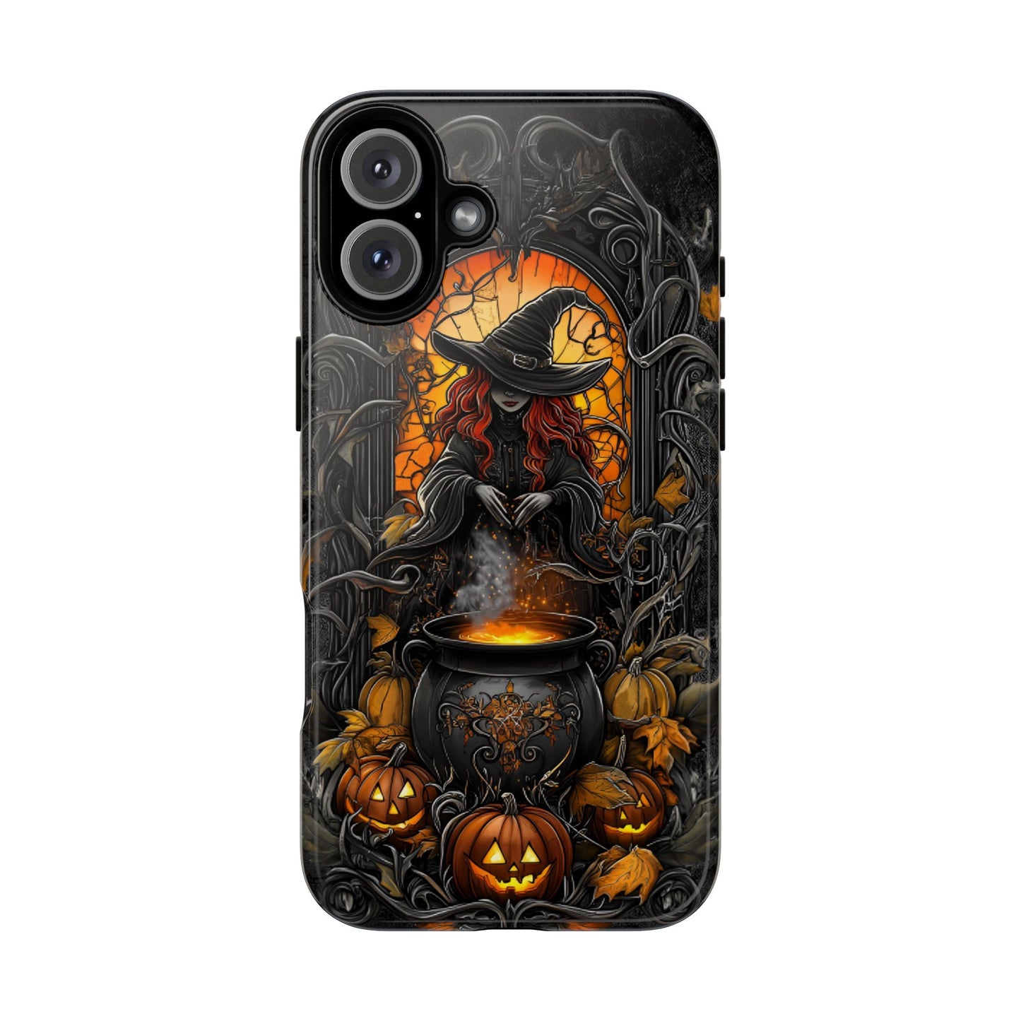 Halloween Witch Phone Case - Magic Witchy Phone Cases - iPhone 16 15 14 13 12 11, Samsung Galaxy & Google Pixel Phone Covers - Boo and Bewear