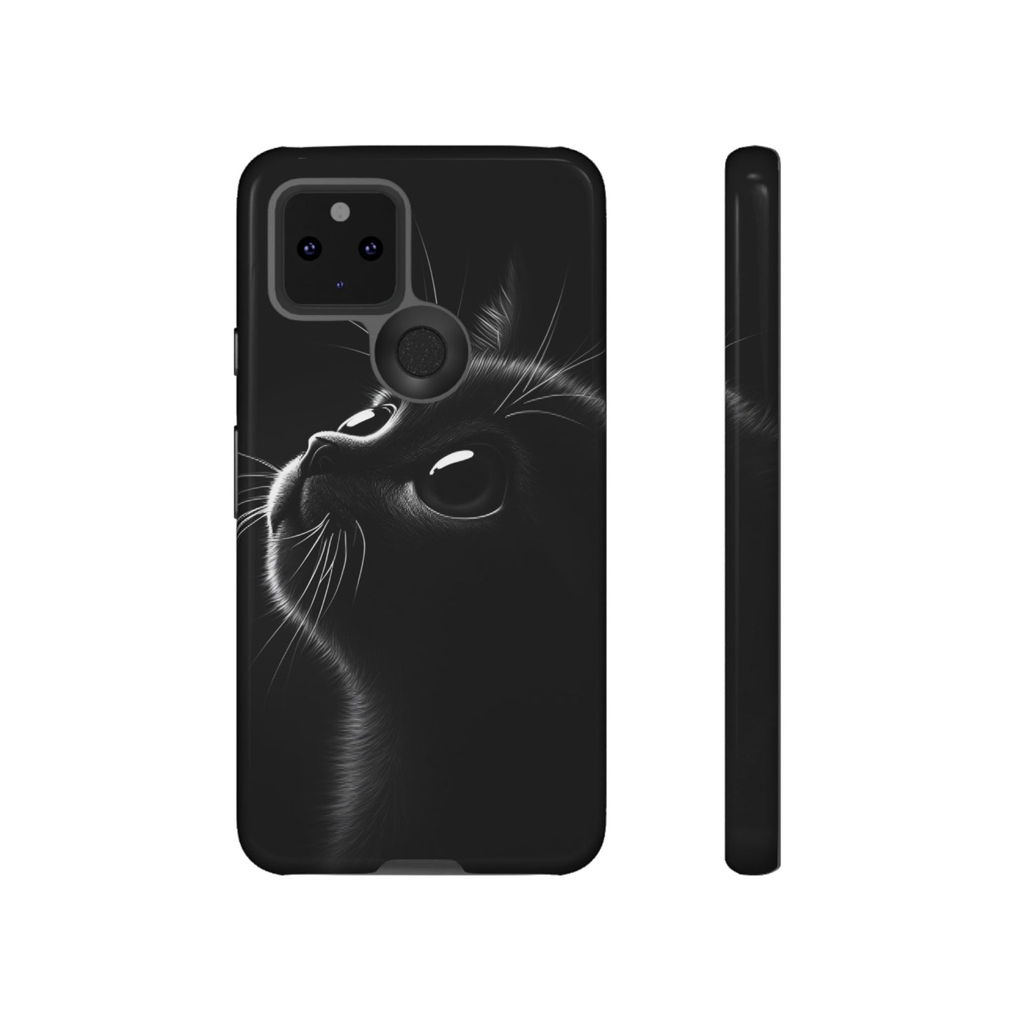 Cute Black Cat Phone Case - Cat Lover Phone Cases - iPhone 16 15 14 13 12 11, Samsung Galaxy & Google Pixel Phone Covers