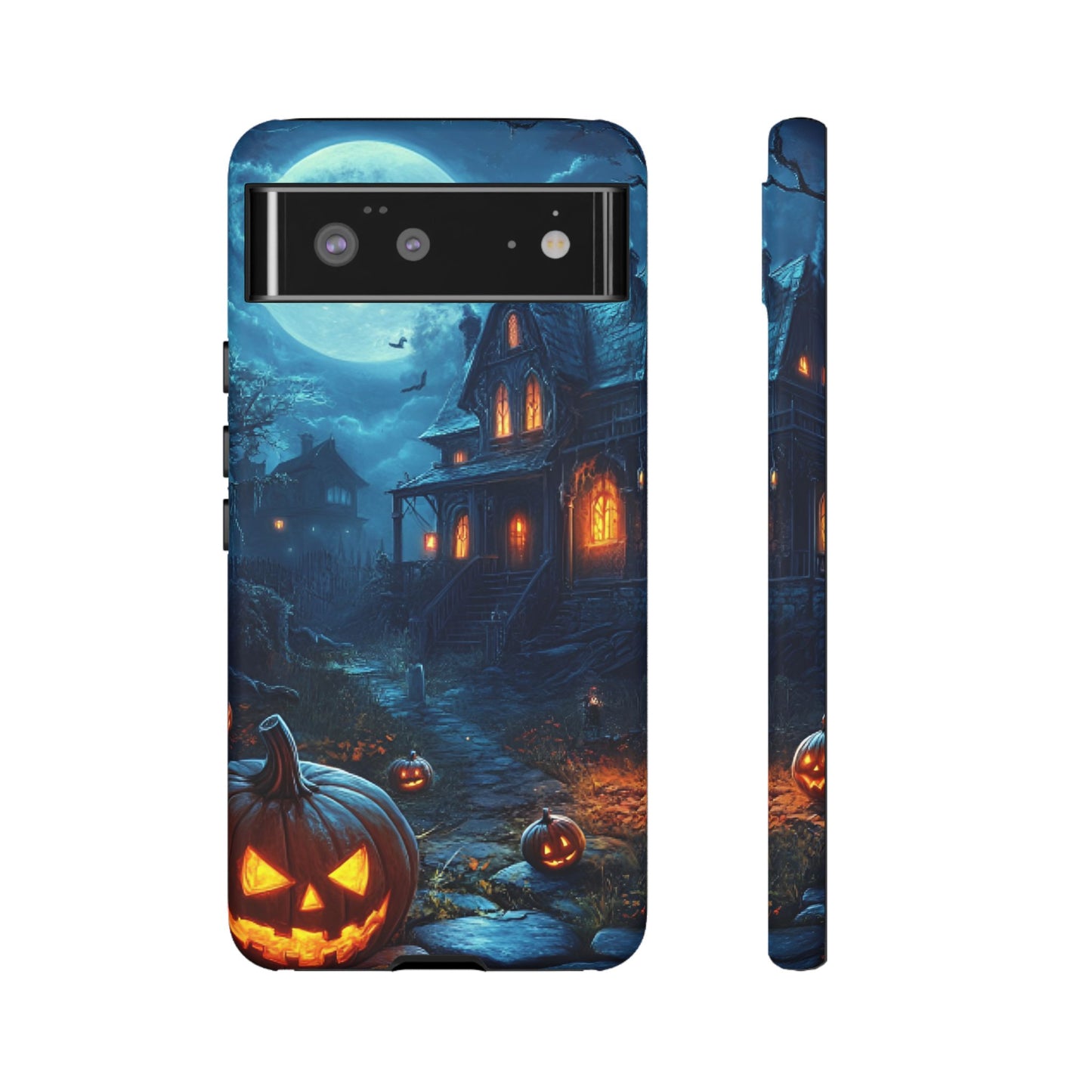 Halloween Haunted  House Phone Case - Spooky & Scary Phone Cases for iPhone 16 15 14 13 12 11, Samsung Galaxy & Google Pixel