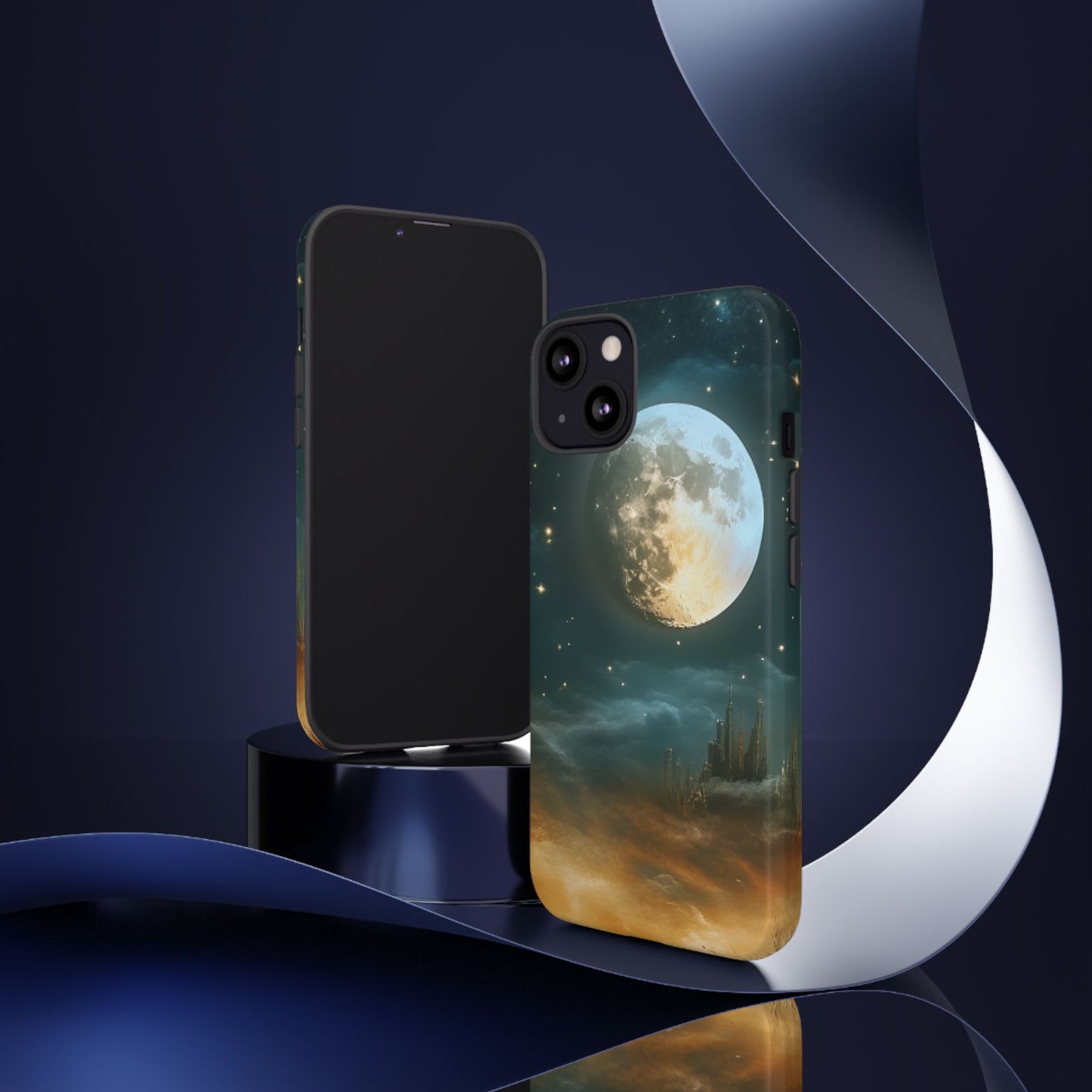 Space Phone Case - Planet and Stars in Fantasy World for iPhone 16 15 14 13 12 11, Samsung Galaxy & Google Pixel