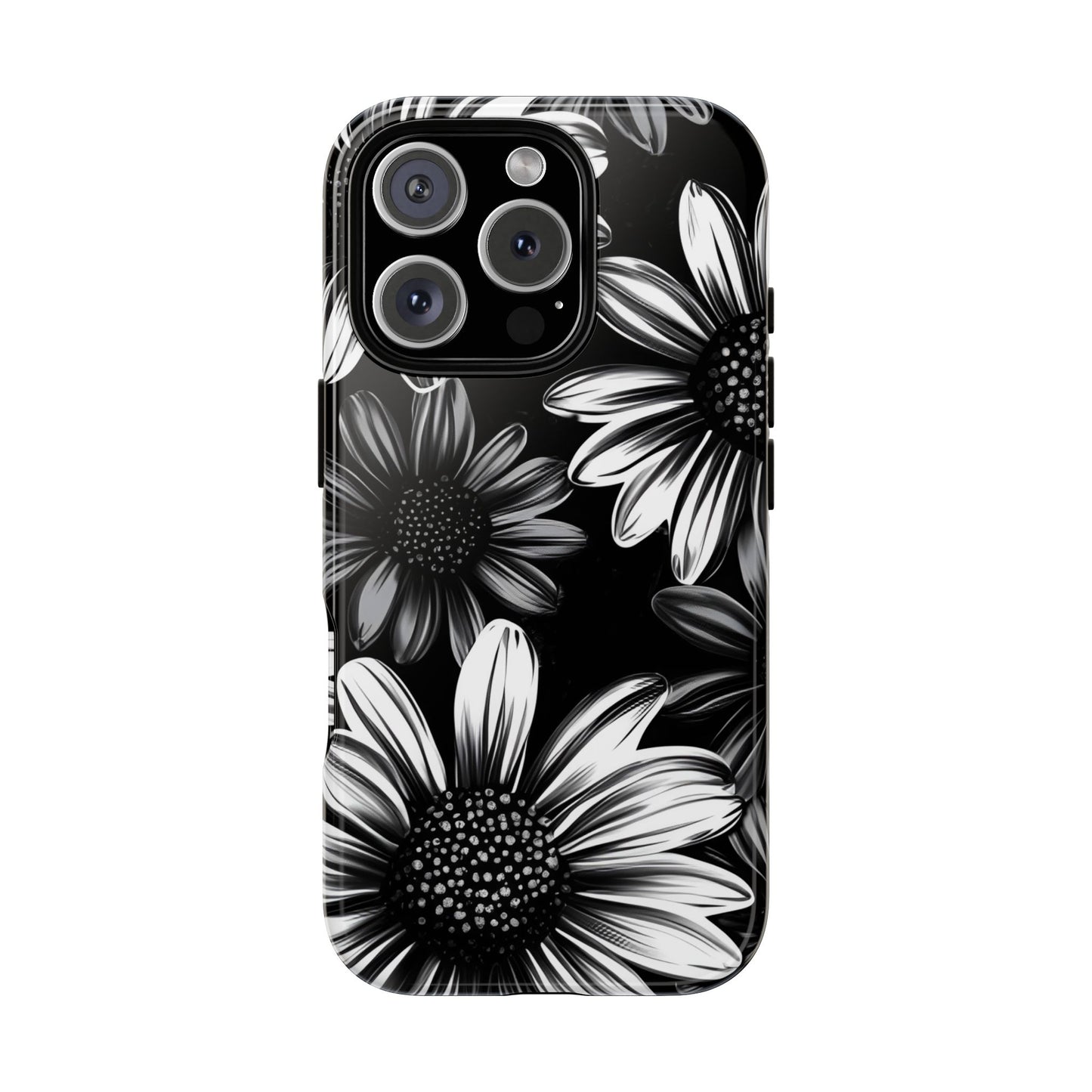 Daisy Phone Case - Dark Gothic Flower Phone Cases for iPhone 16 15 14 13 12 11, Samsung Galaxy & Google Pixel