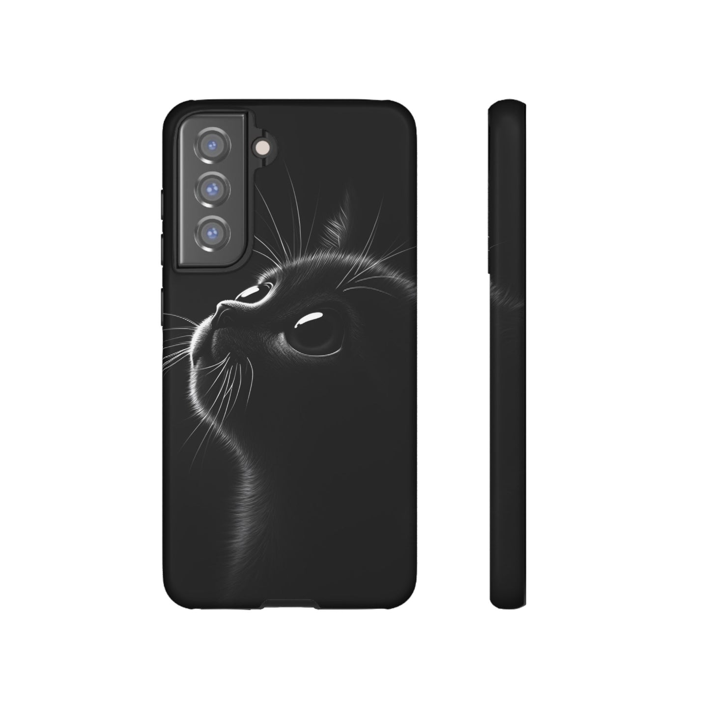 Cute Black Cat Phone Case - Cat Lover Phone Cases - iPhone 16 15 14 13 12 11, Samsung Galaxy & Google Pixel Phone Covers