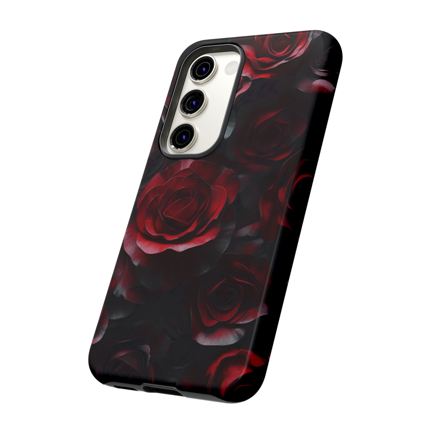 Dark Rose Flower Phone Case - Gothic Floral Phone Cases - iPhone 16 15 14 13 12 11, Samsung Galaxy & Google Pixel Phone Covers